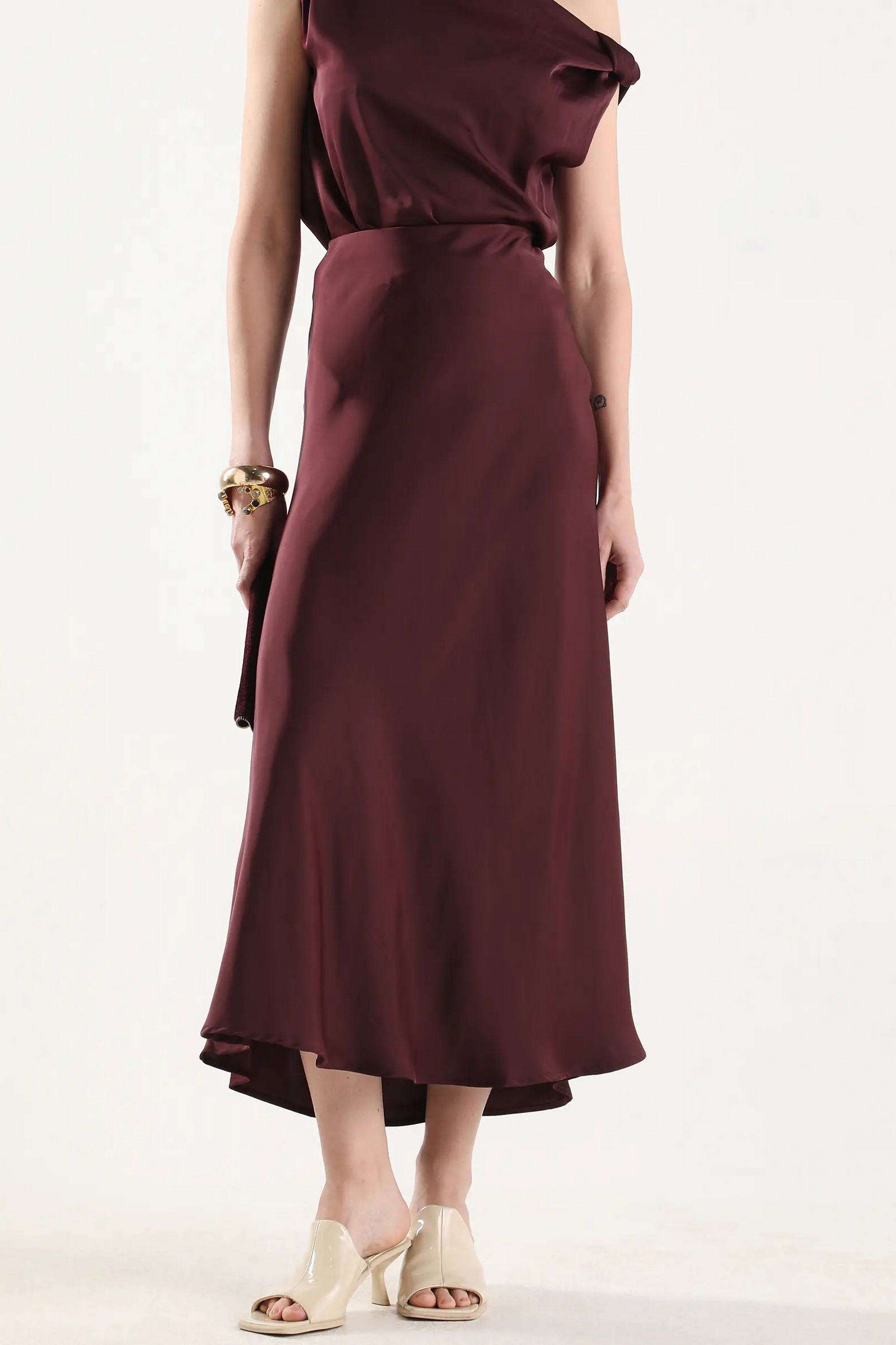Mid-Rise-Polyester-Regular-Fit-Women-s-Skirts