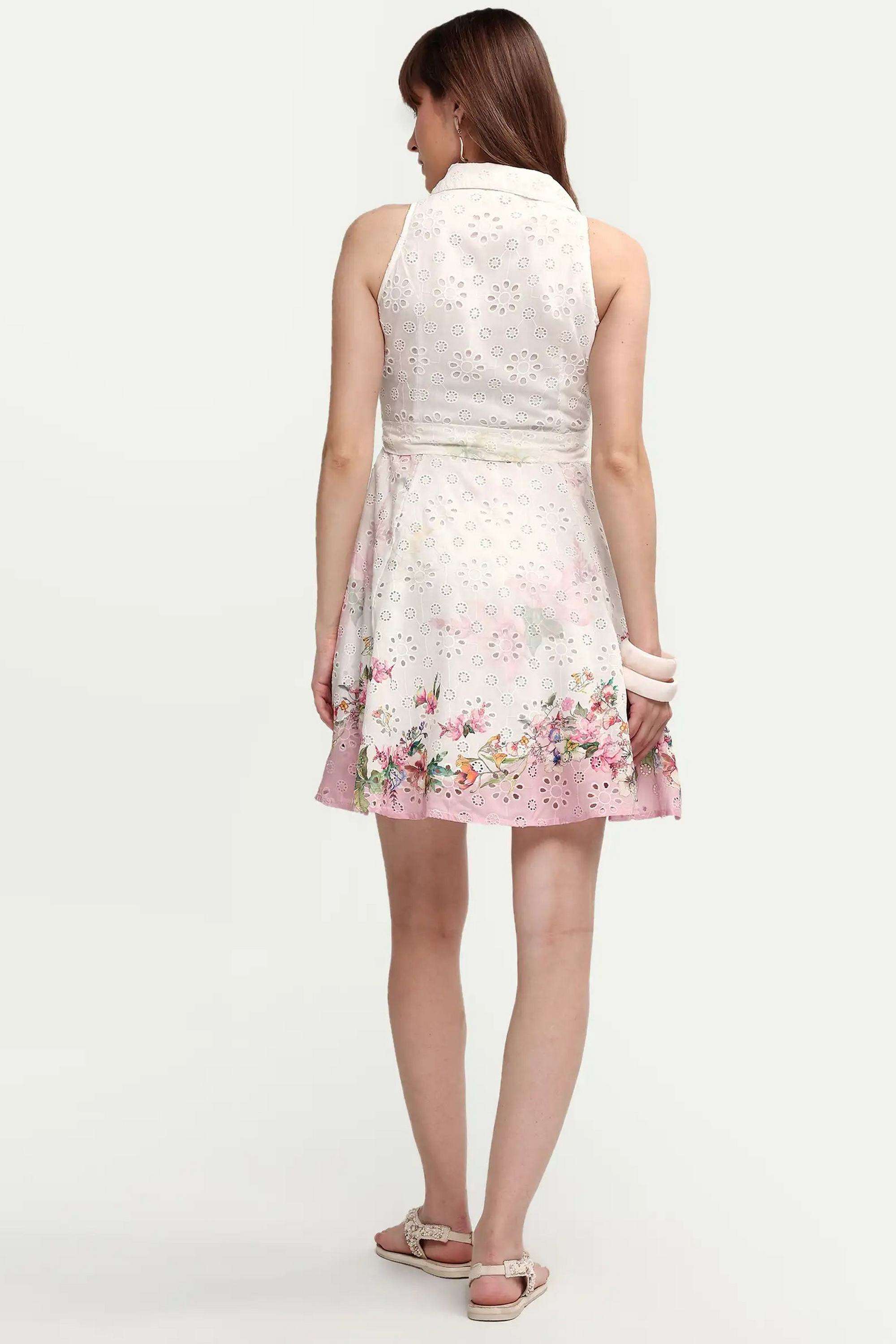 Solid-Blended-Fabric-Women-Dress