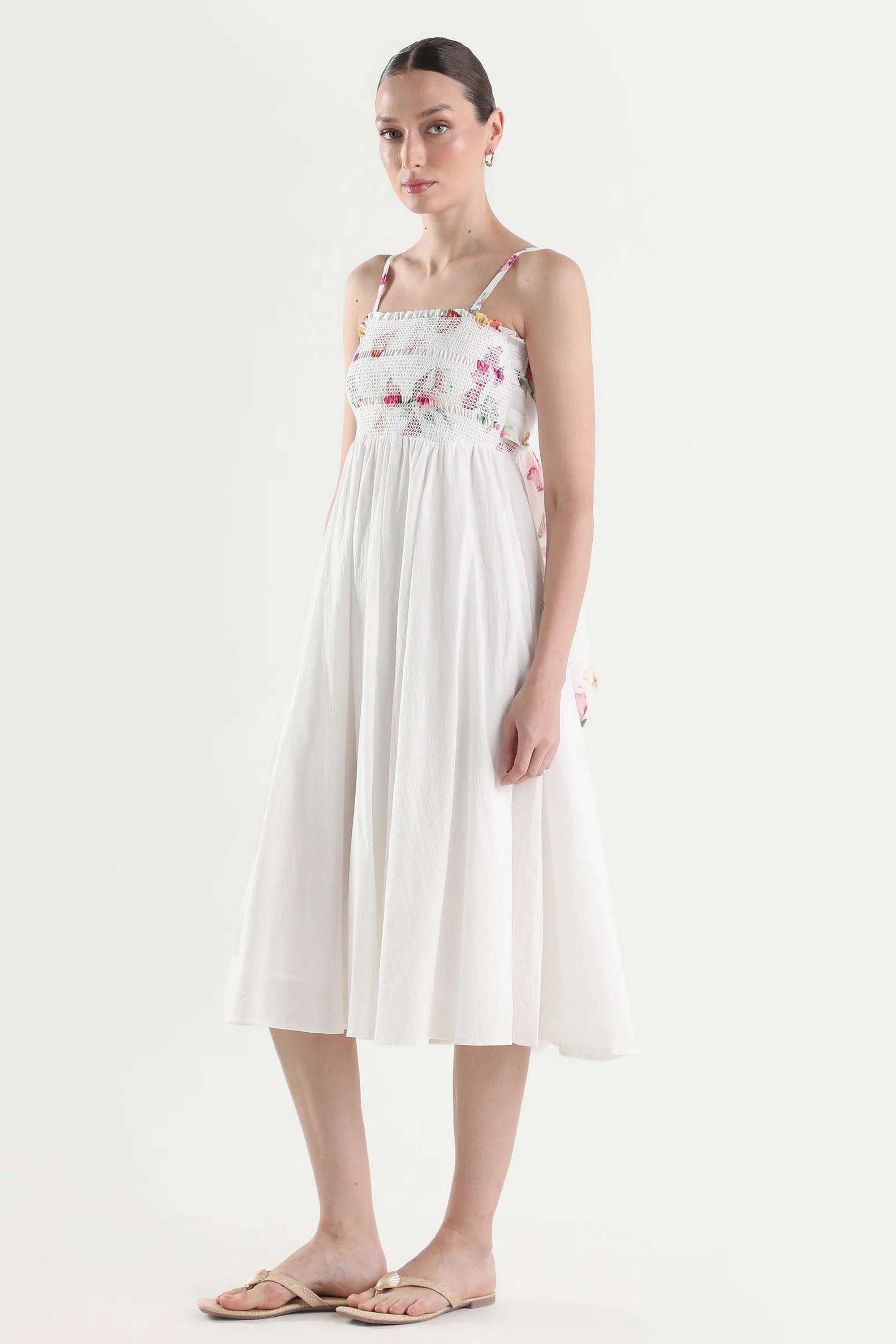 Solid-Blended-Fabric-Women-Dress