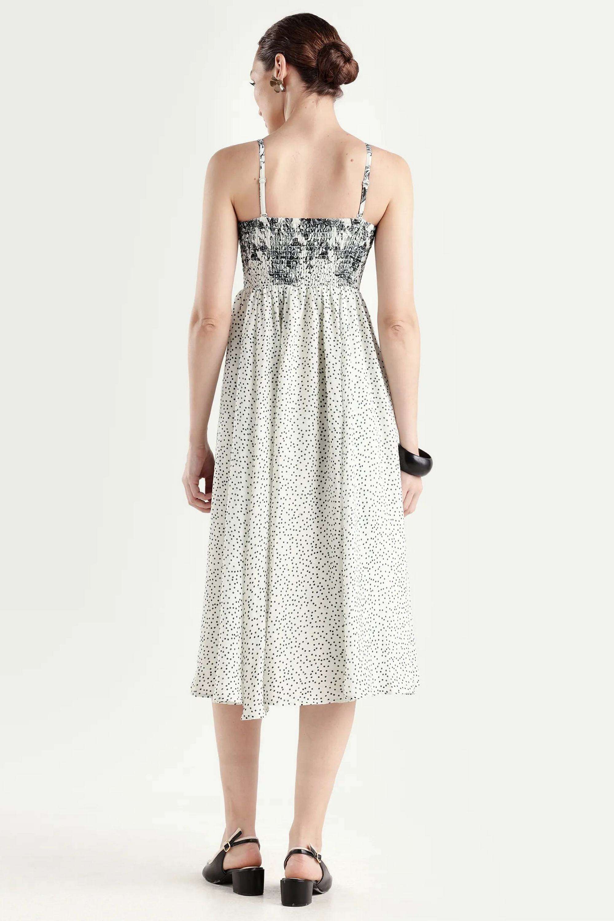 Solid-Blended-Fabric-Women-Dress