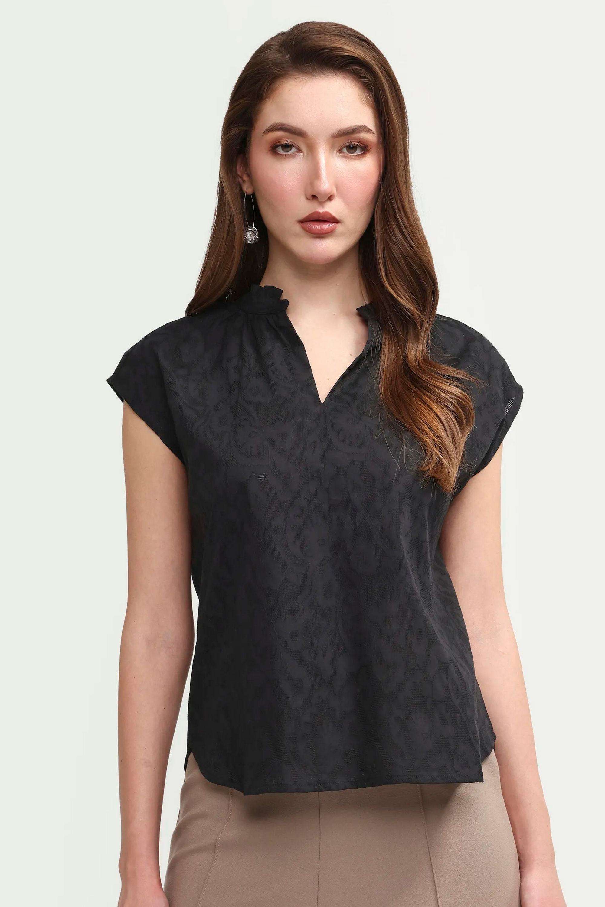 Textured-Cotton-Women-s-Top