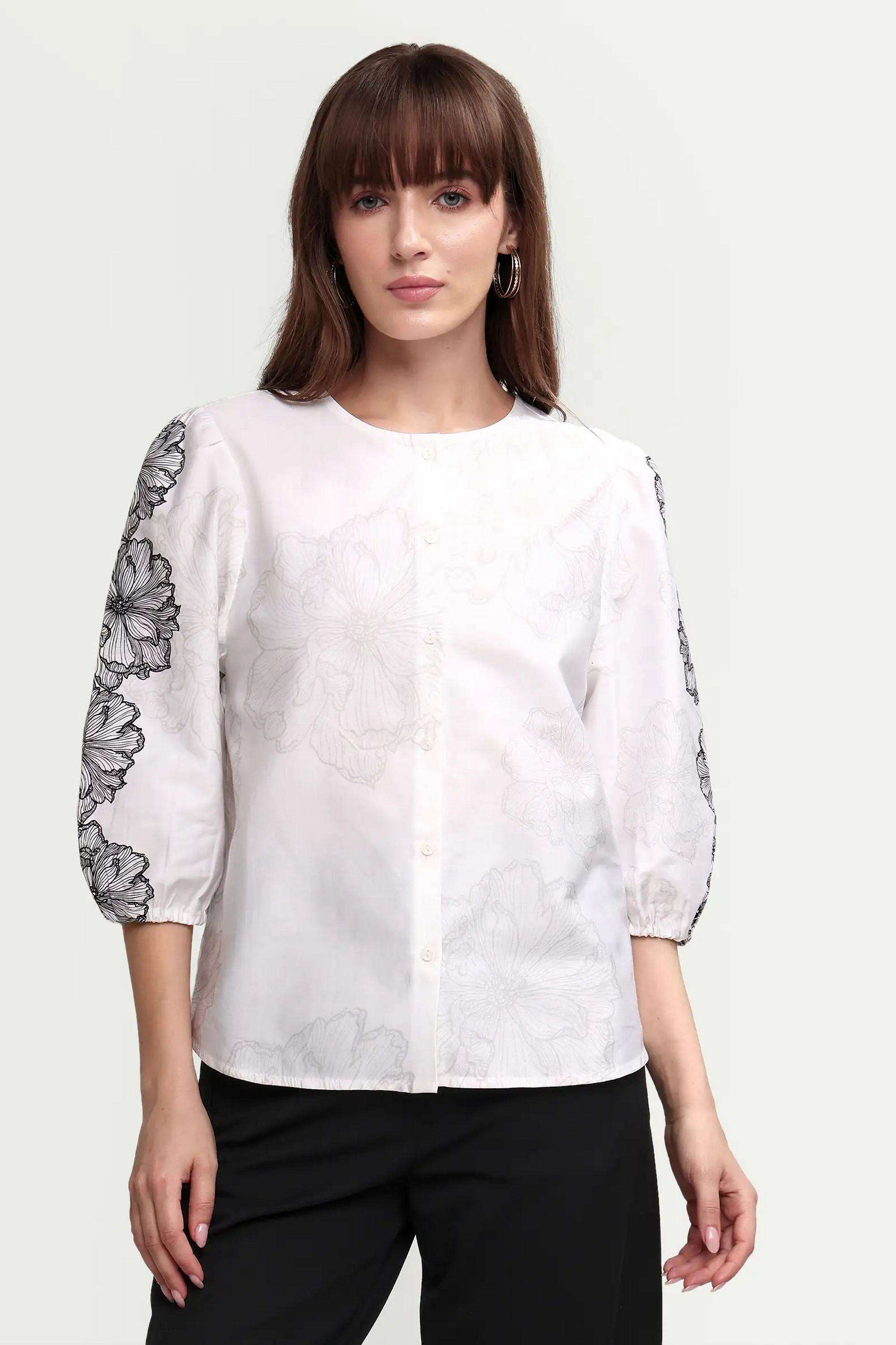 Floral-Cotton-Women-s-Top