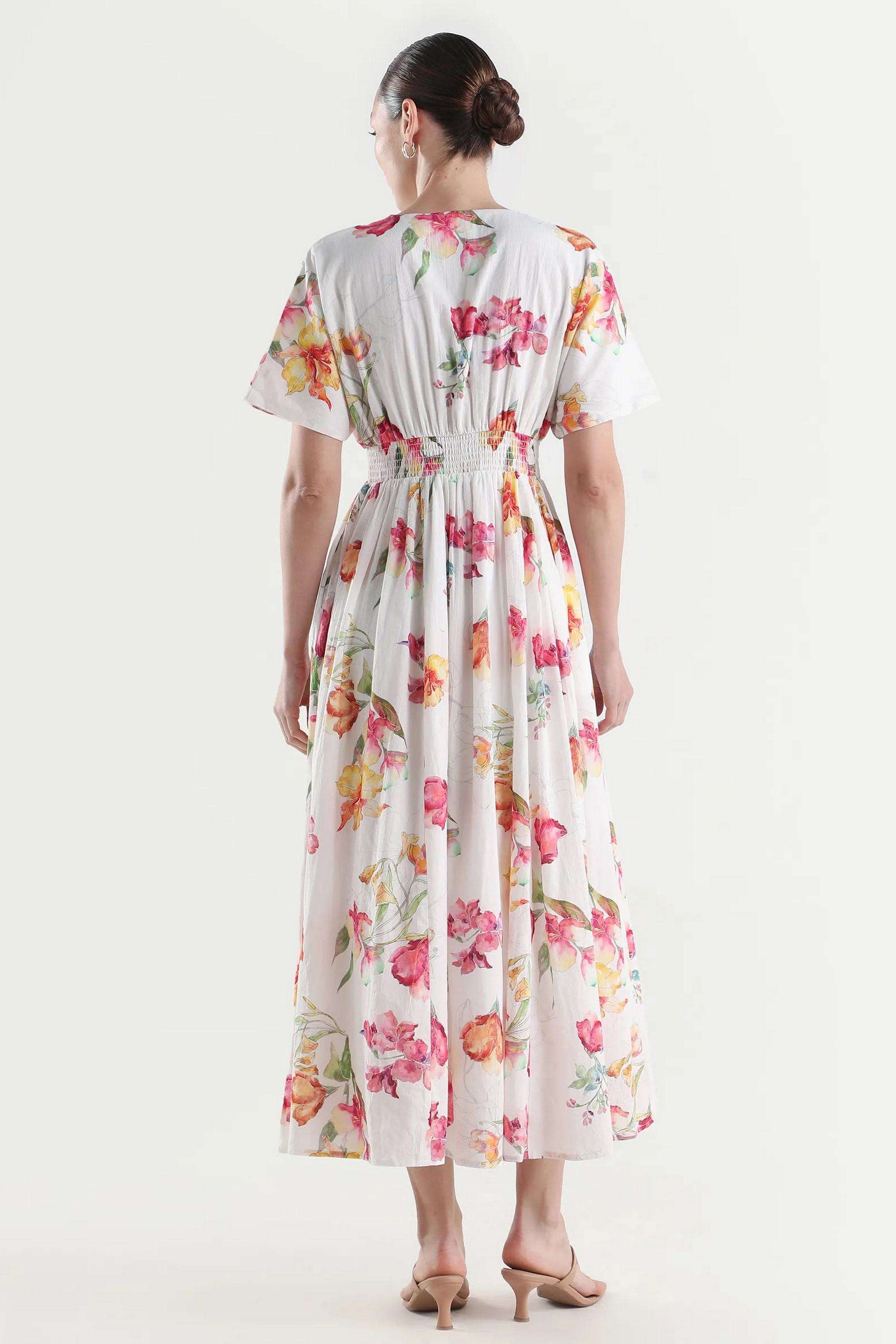 Solid-Blended-Fabric-Women-Dress