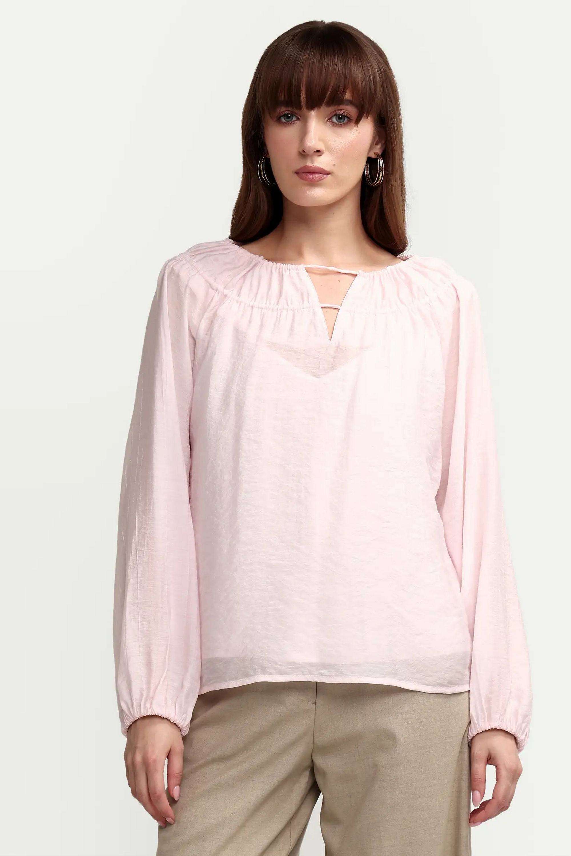 rareism Solid Viscose Women's Top-picture-13