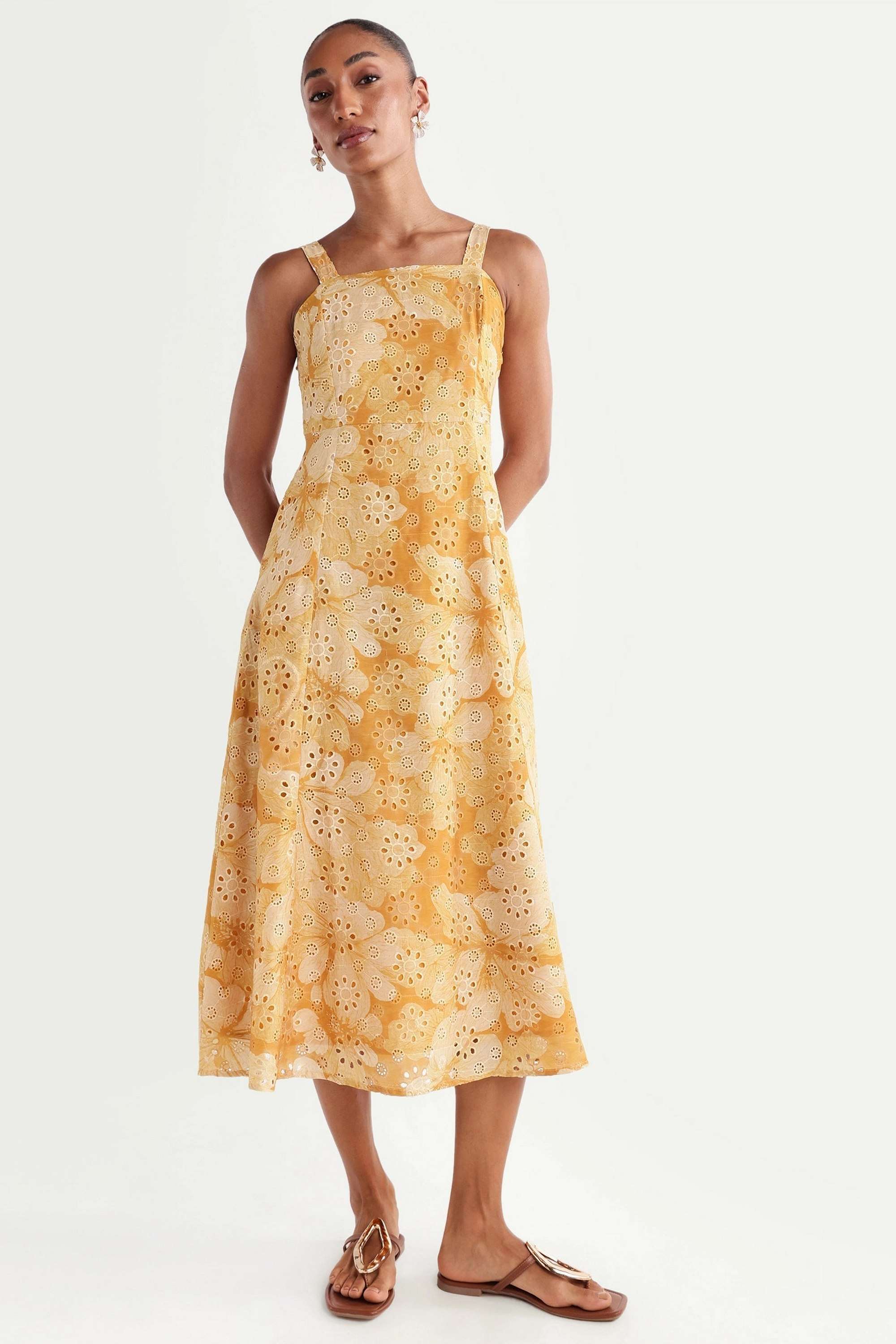 rareism Printed Cotton Blend Relaxed Fit Women's Mini Dress-picture-22