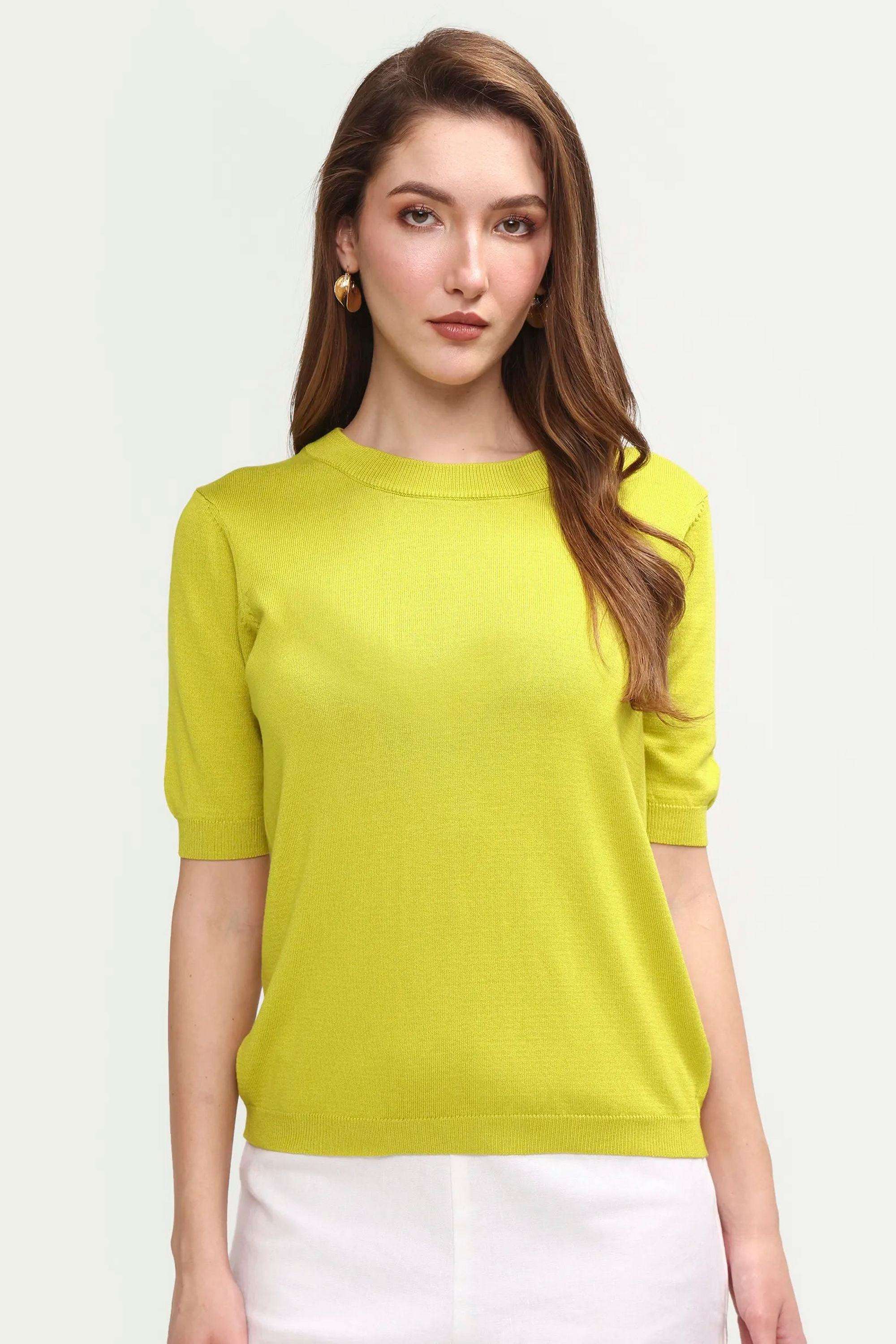 Solid-Nylon-Women-s-Top