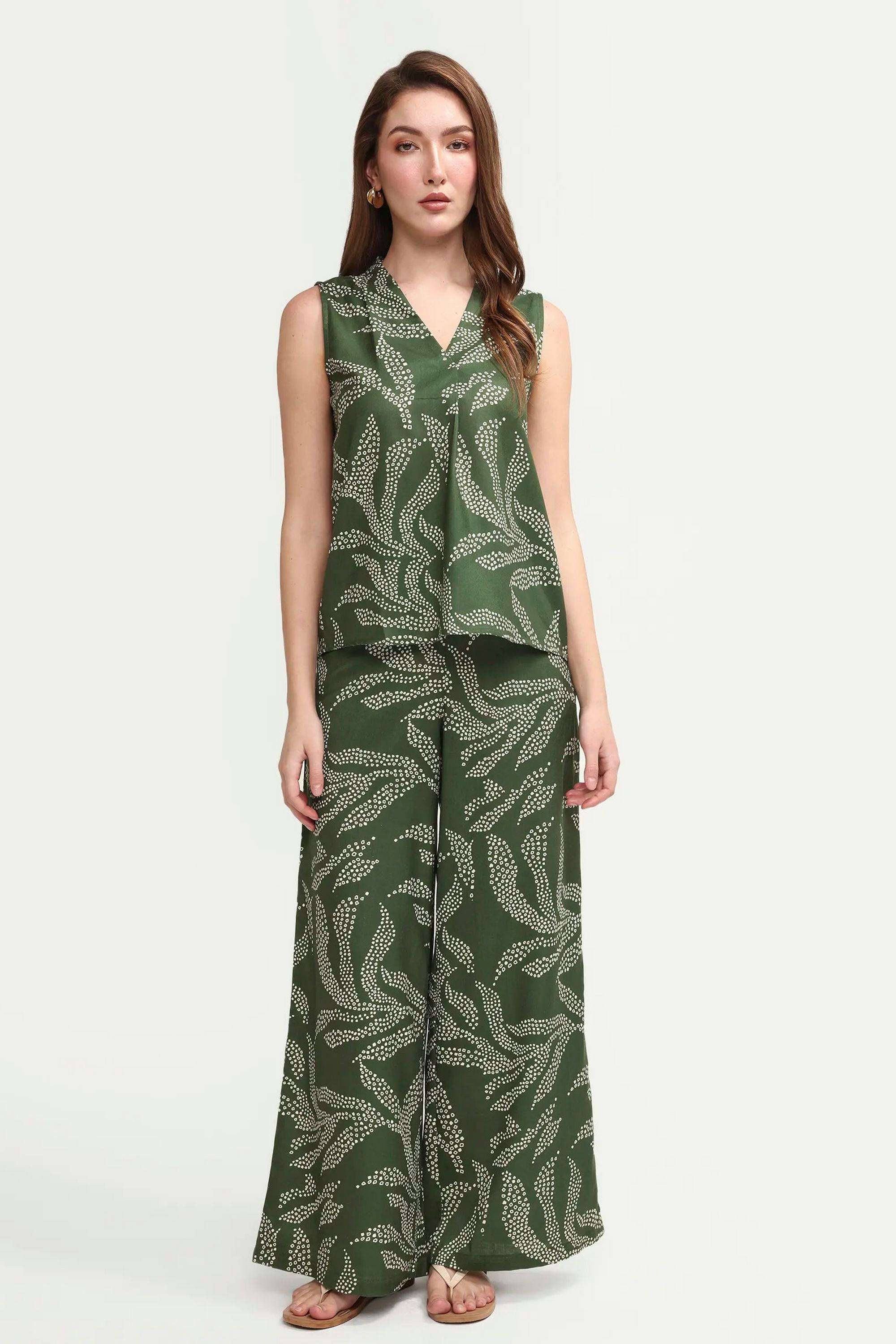 Blended-Fabric-Relaxed-Fit-Women-s-Trousers