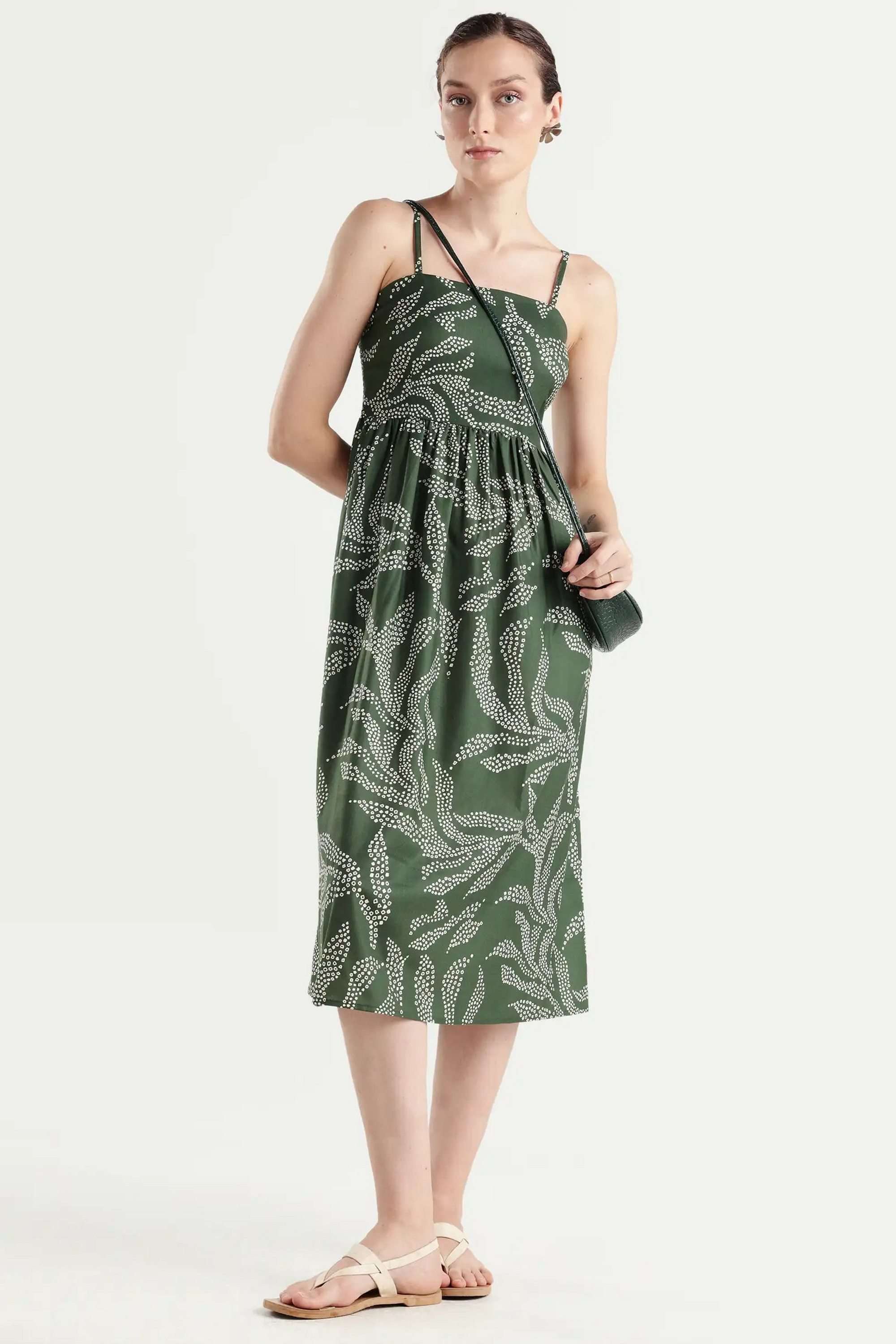 Printed-Strapless/Tube-Polyester-Women-Dress