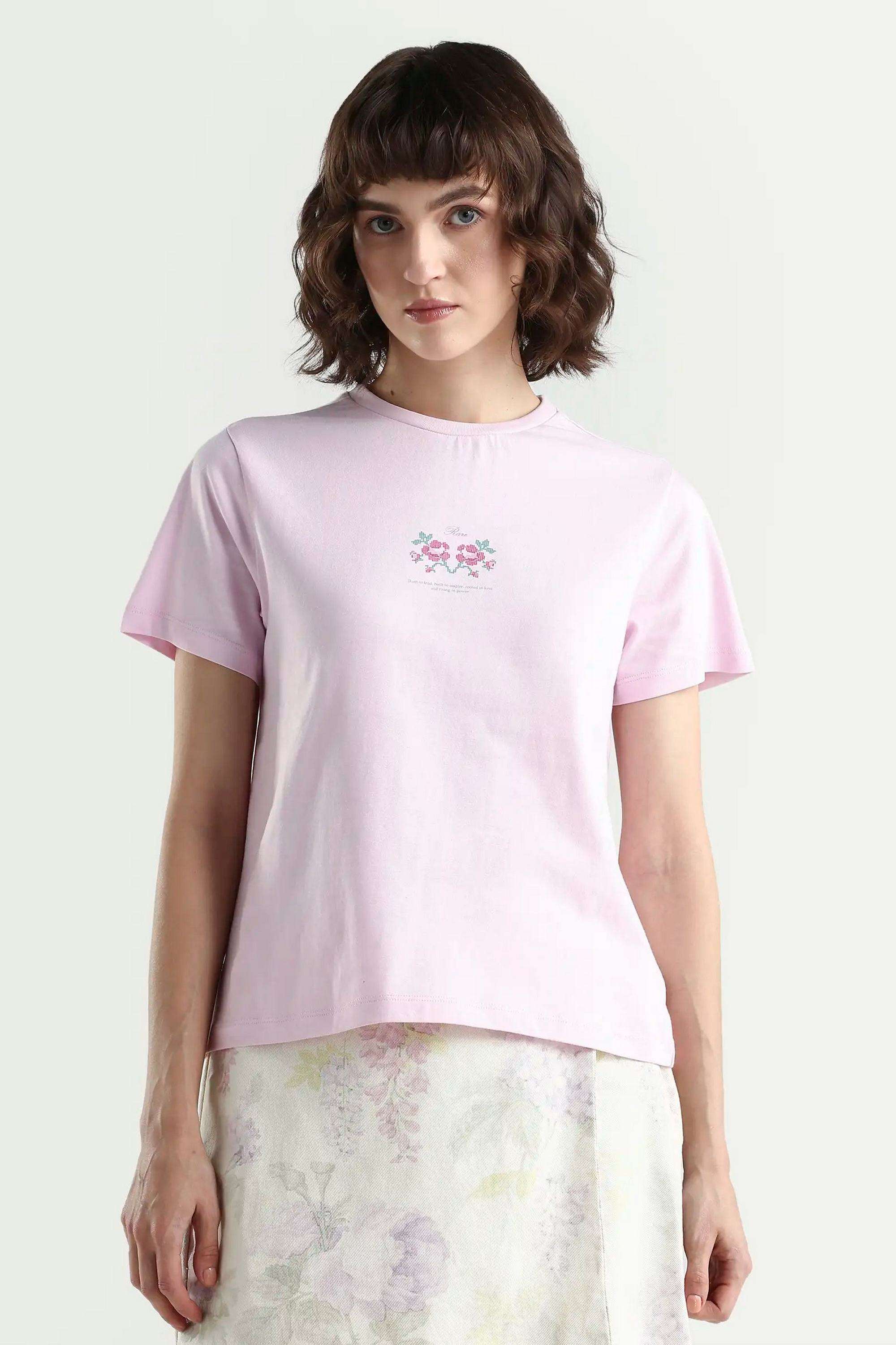 Floral-Cotton-Women-s-T-Shirt