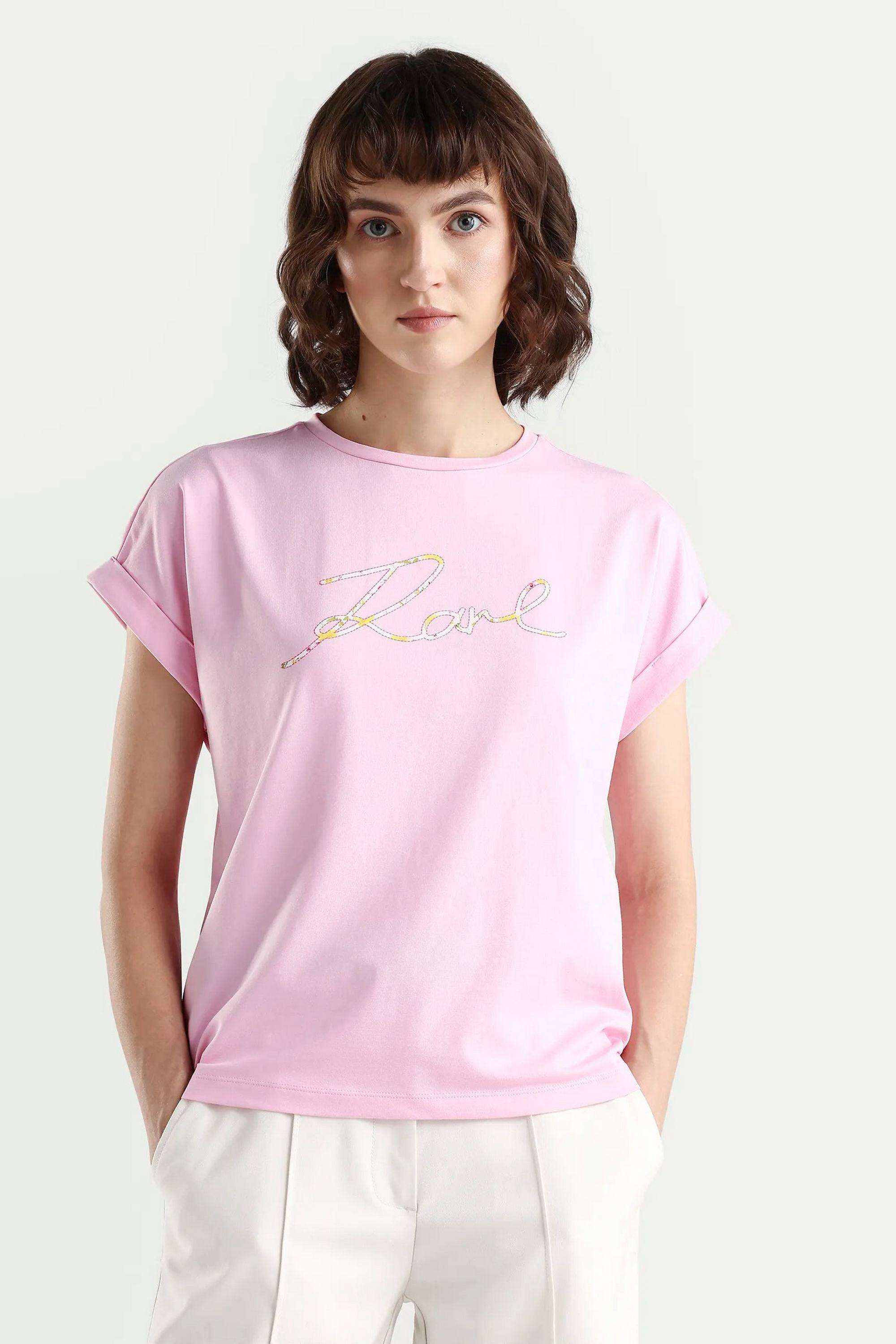 Printed-Cotton-Blend-Women-s-T-Shirt