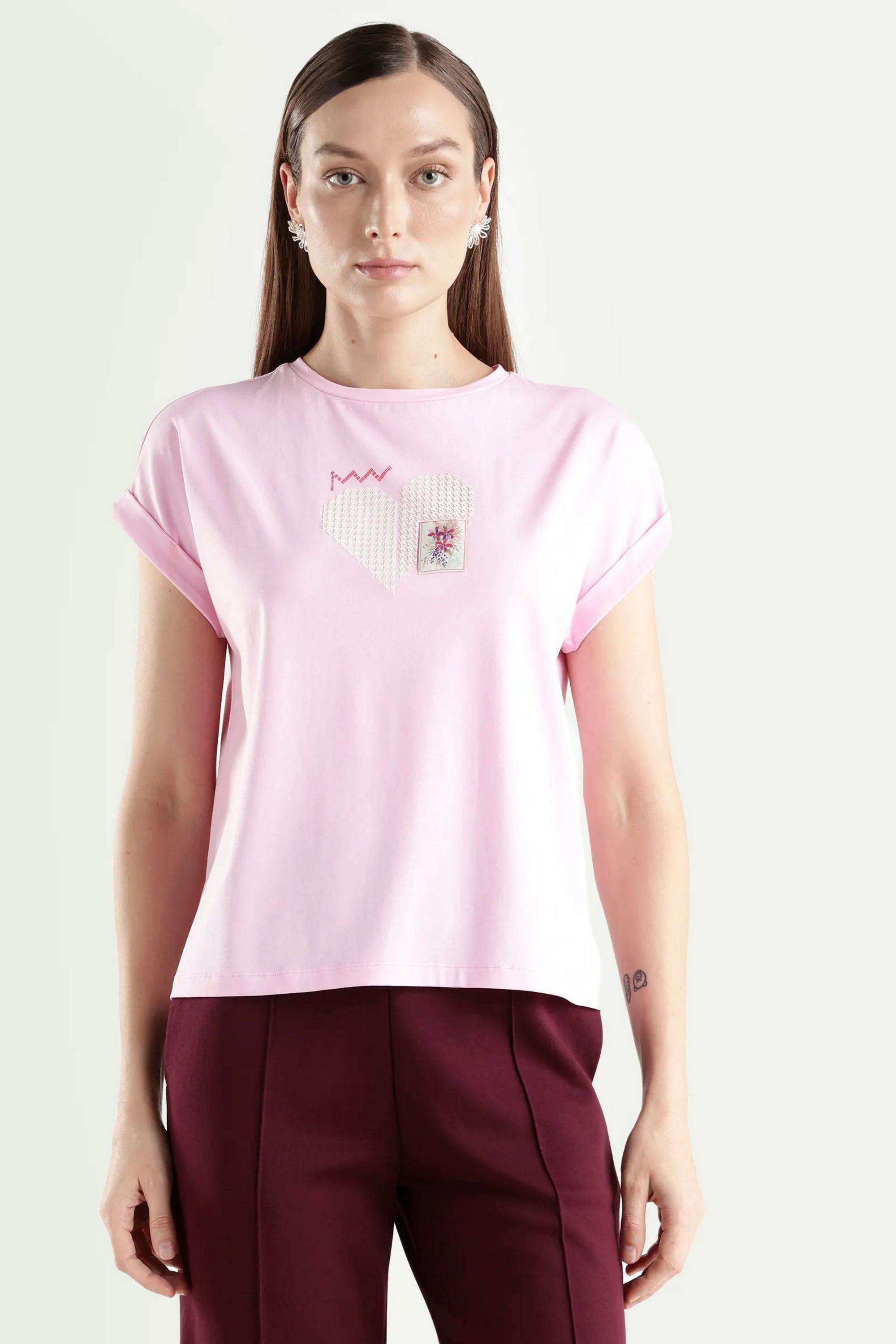 Graphic-Print-Cotton-Blend-Women-s-T-Shirt