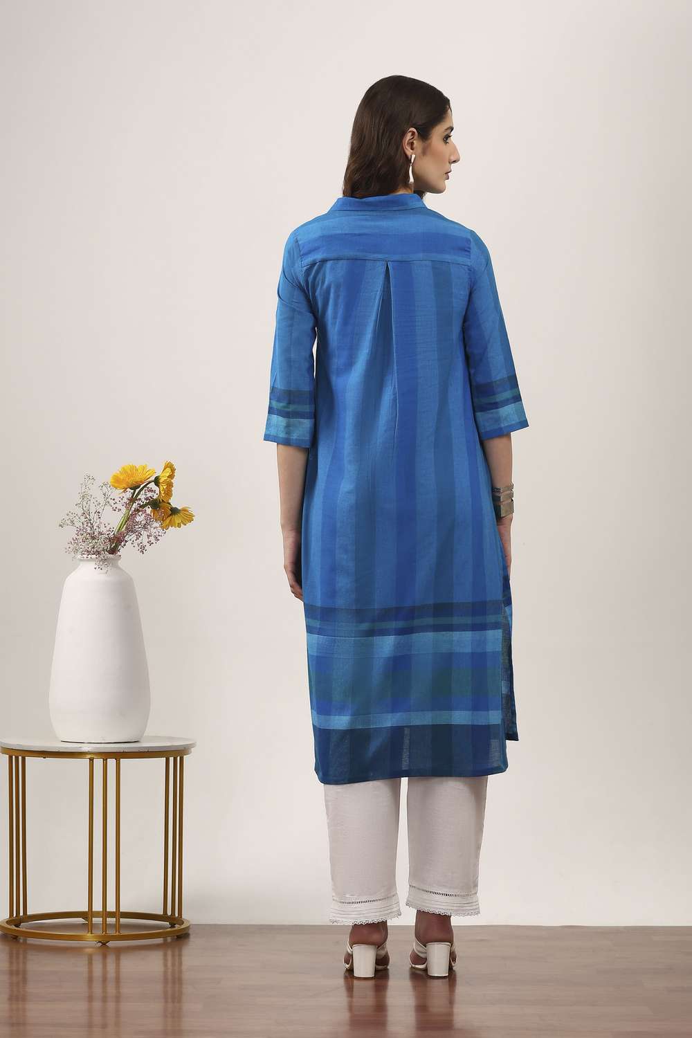Textured-Cotton-Women-s-Festive-Wear-Kurta
