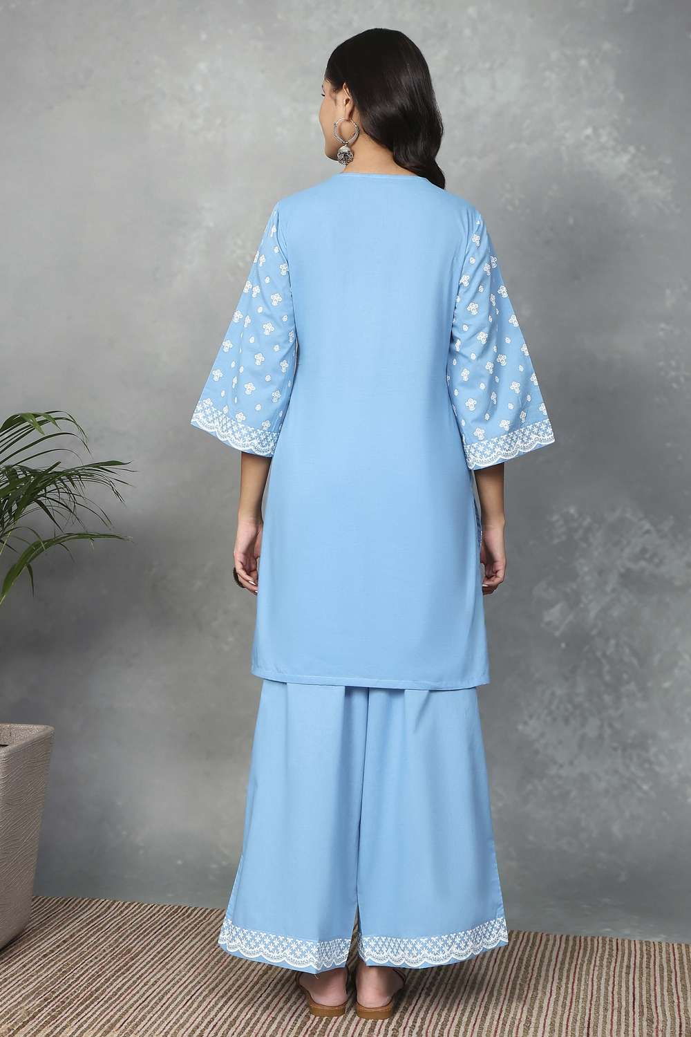 Textured-Cotton-Women-s-Festive-Wear-Kurta-Set