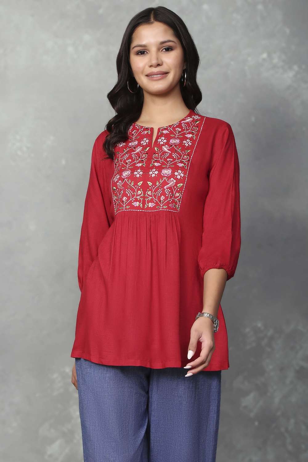 Textured-Rayon-Women-s-Tunic
