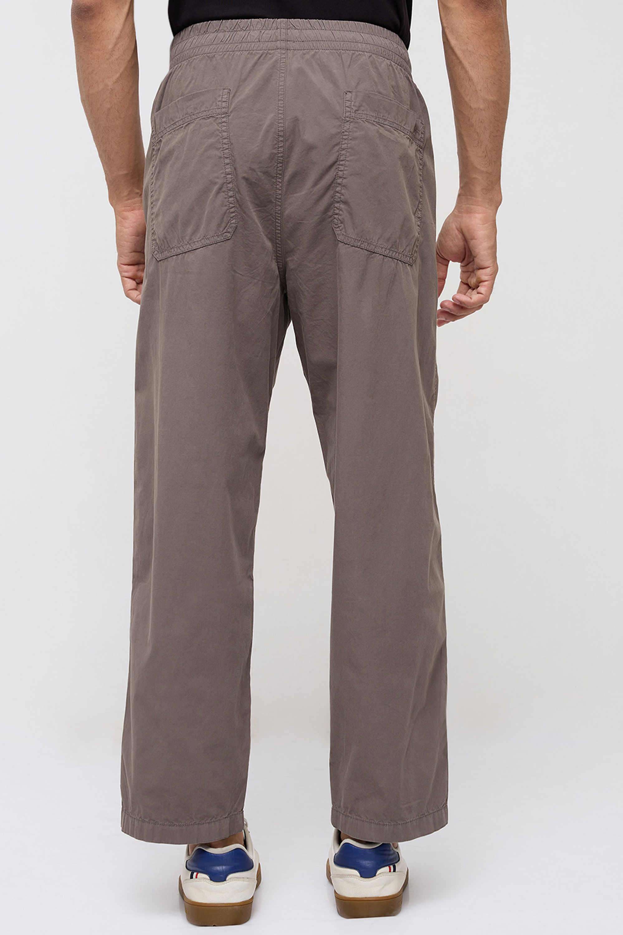Solid-Cotton-Relaxed-Fit-Men-s-Trousers