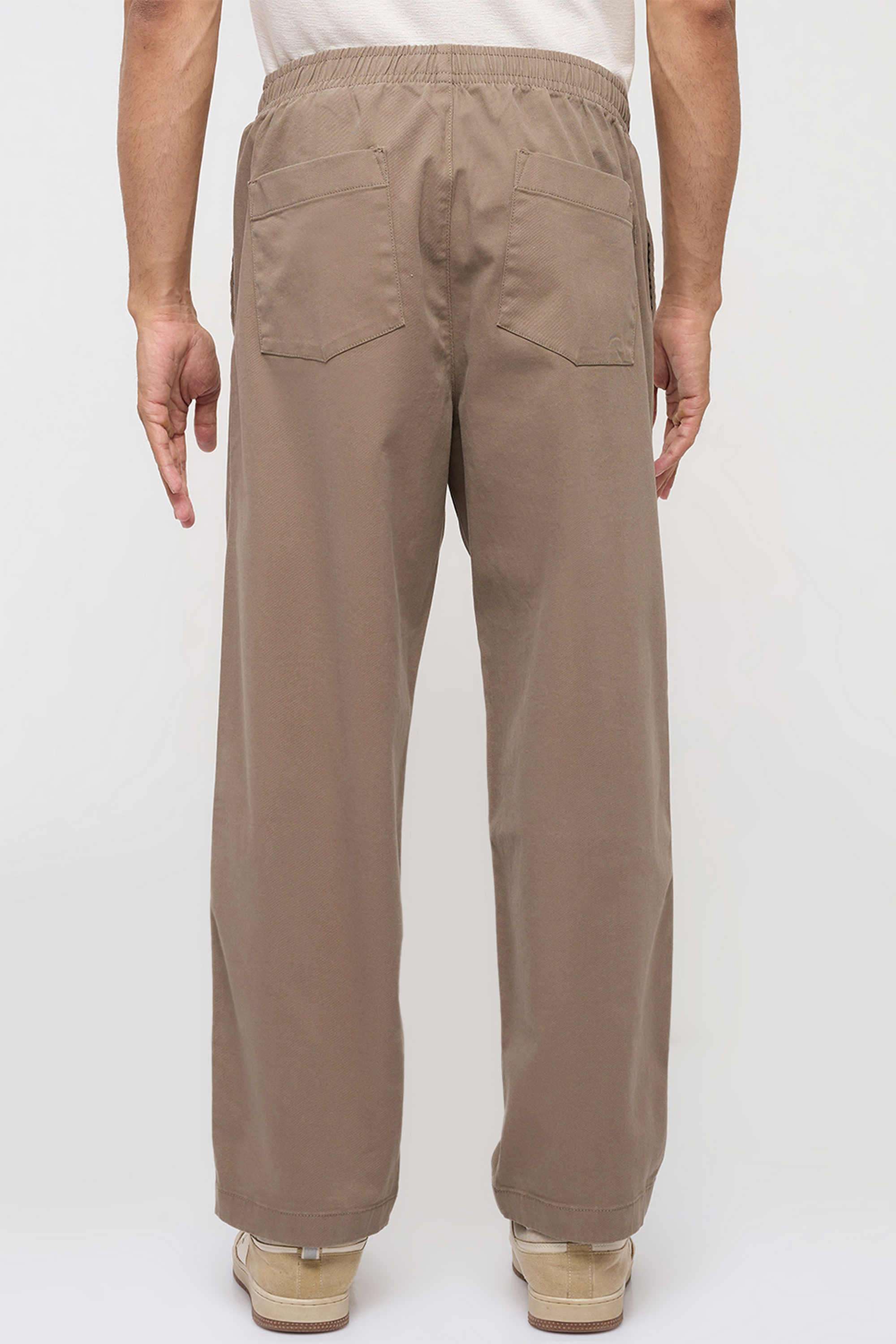 Solid-Cotton-Relaxed-Fit-Men-s-Trousers