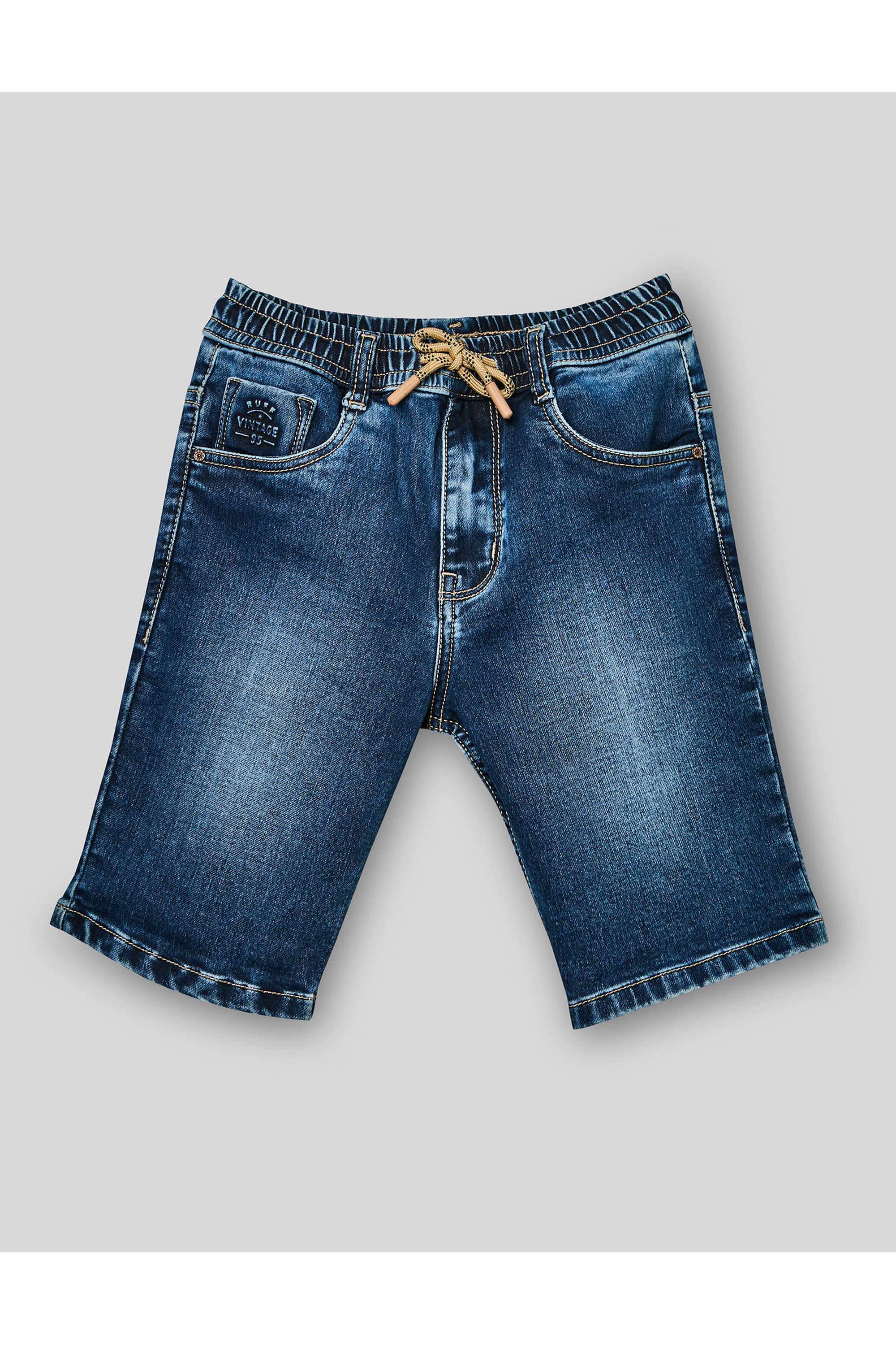 Solid-Cotton-Regular-Fit-Boys-Bermudas