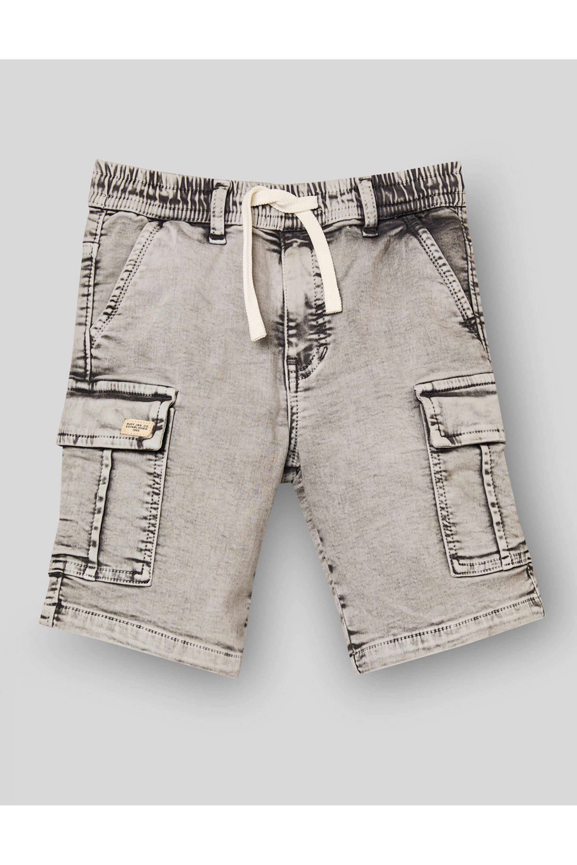 Solid-Blended-Fabric-Regular-Fit-Boys-Bermudas