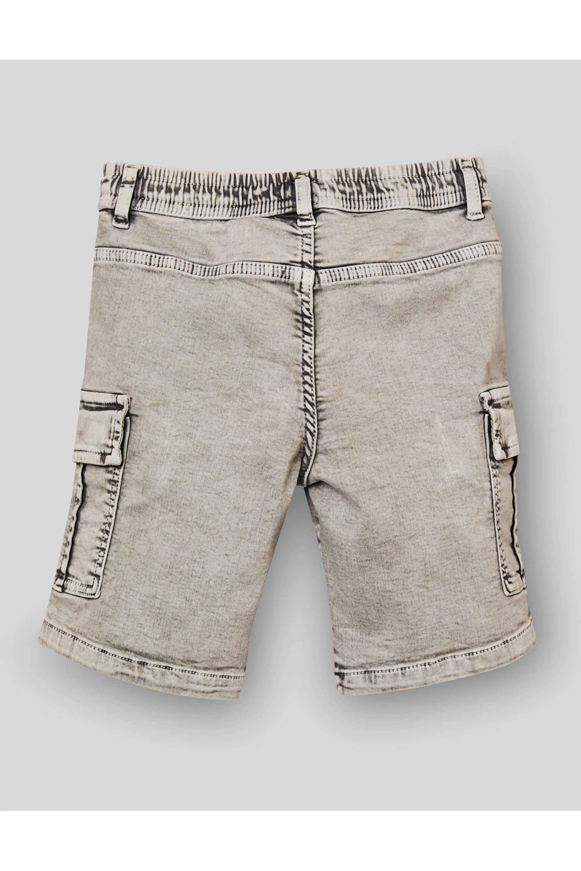 Solid-Blended-Fabric-Regular-Fit-Boys-Bermudas