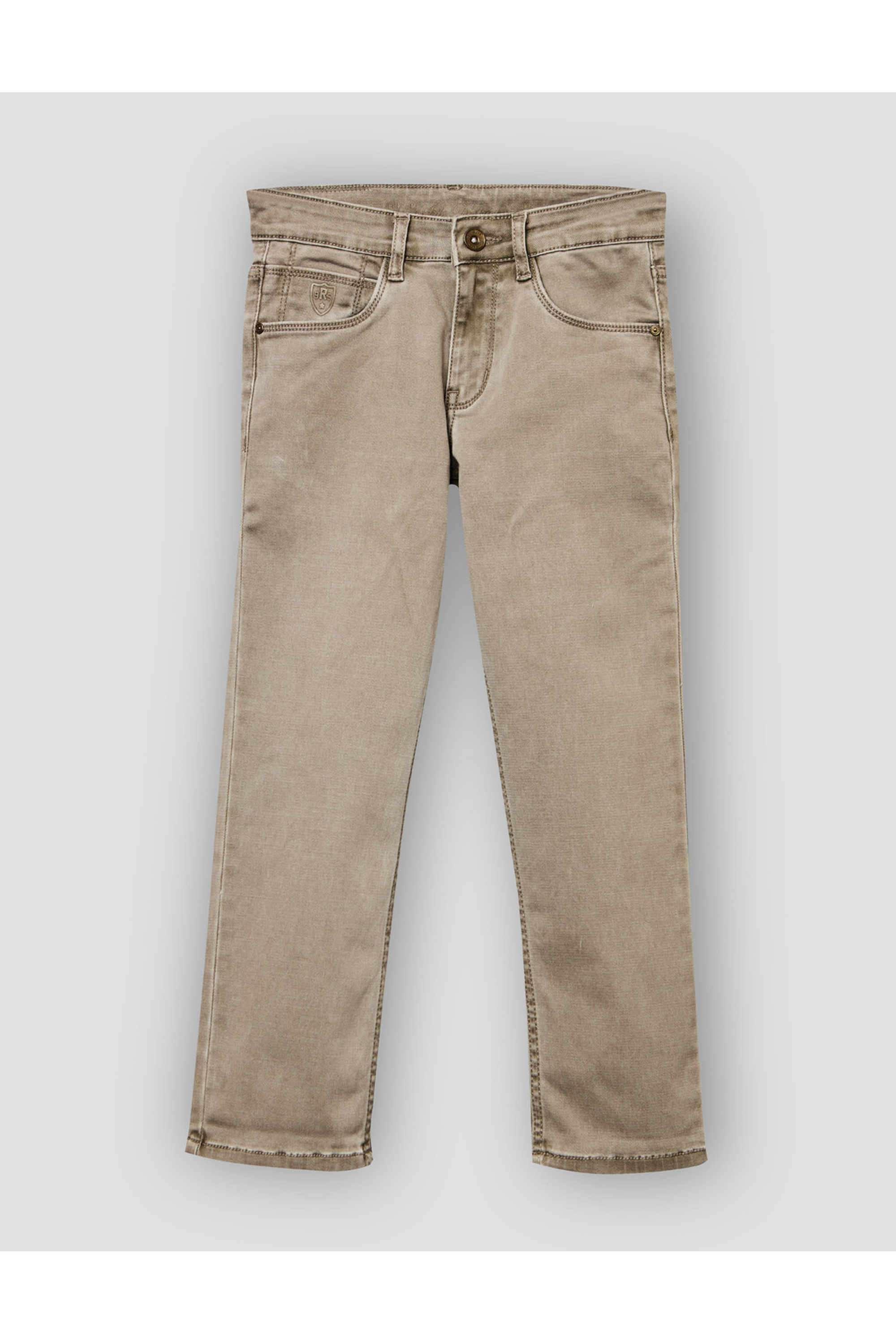 Solid-Blended-Fabric-Regular-Fit-Boys-Jeans