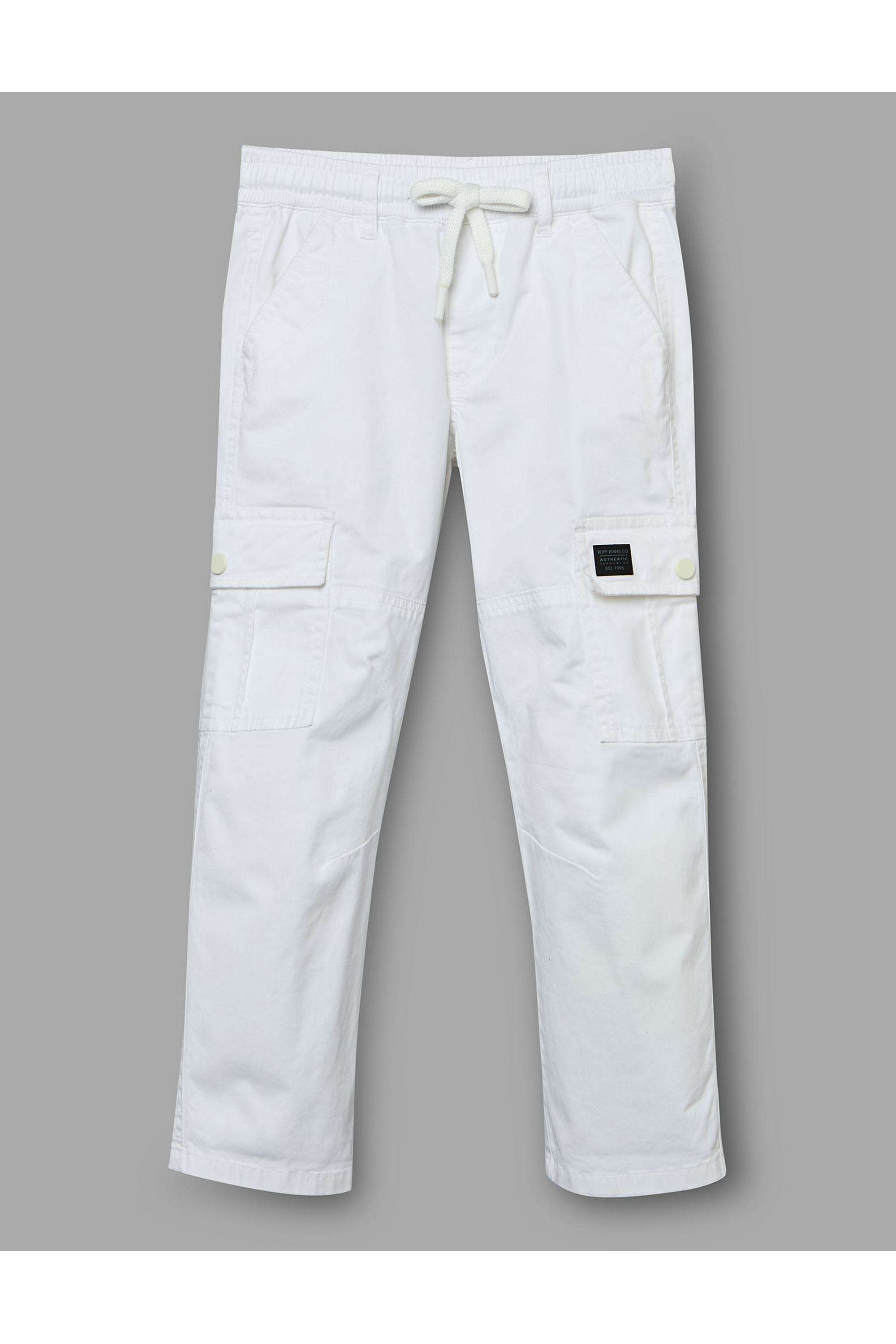 Solid-Cotton-Regular-Fit-Boys-Cargo-Pants