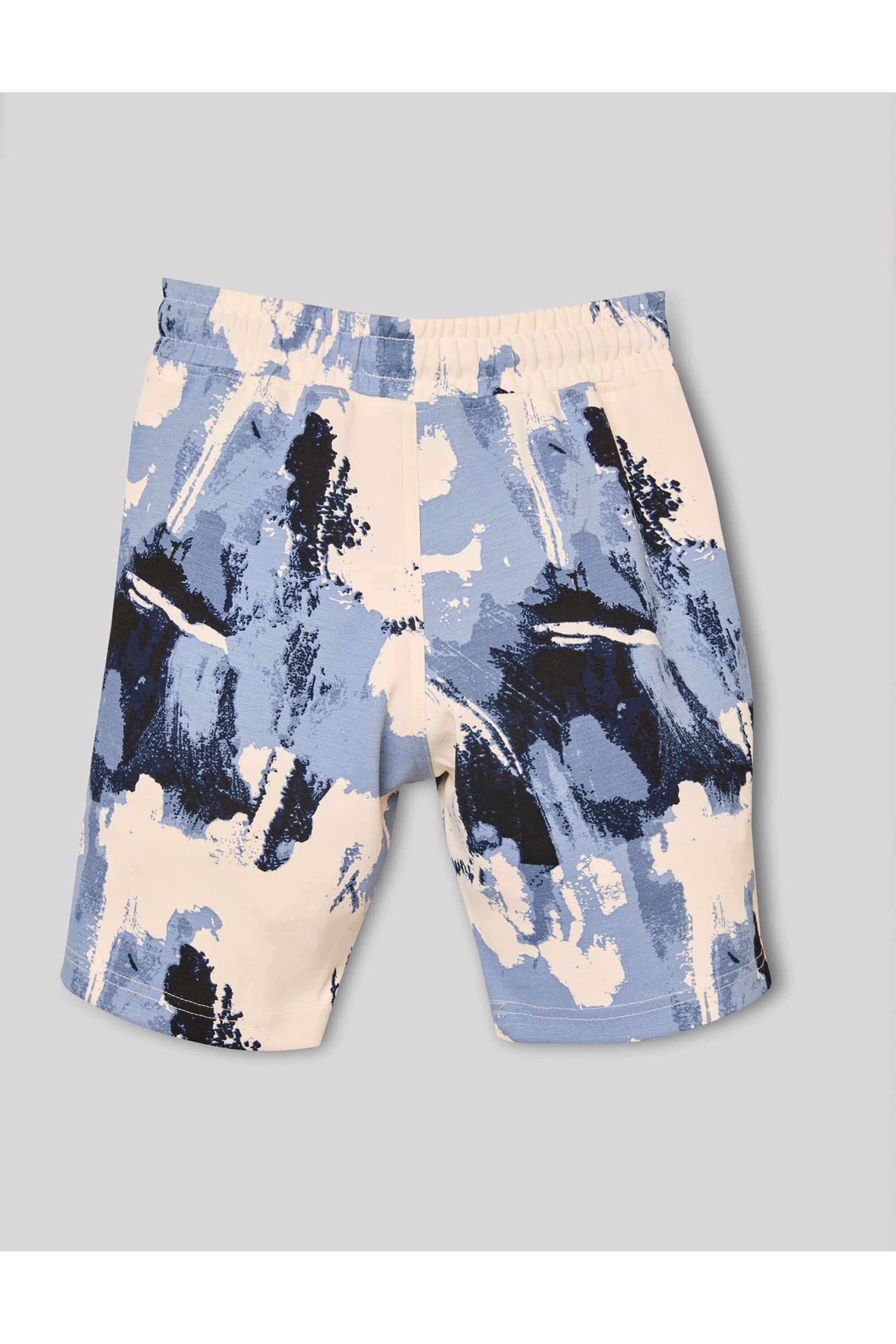 Abstract-Blended-Fabric-Regular-Fit-Boys-Bermudas