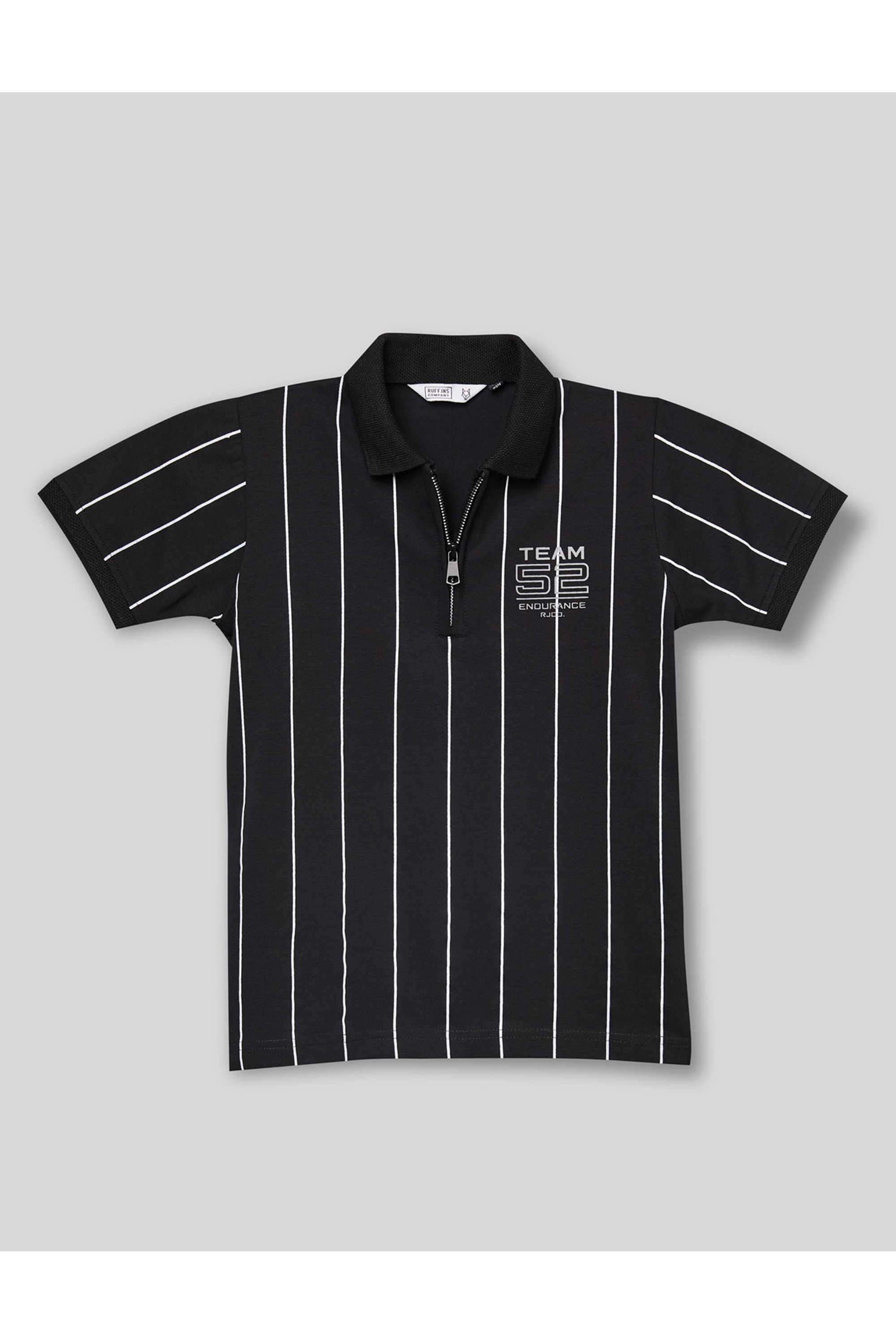Stripes-Blended-Fabric-Collared-Boys-T-Shirt