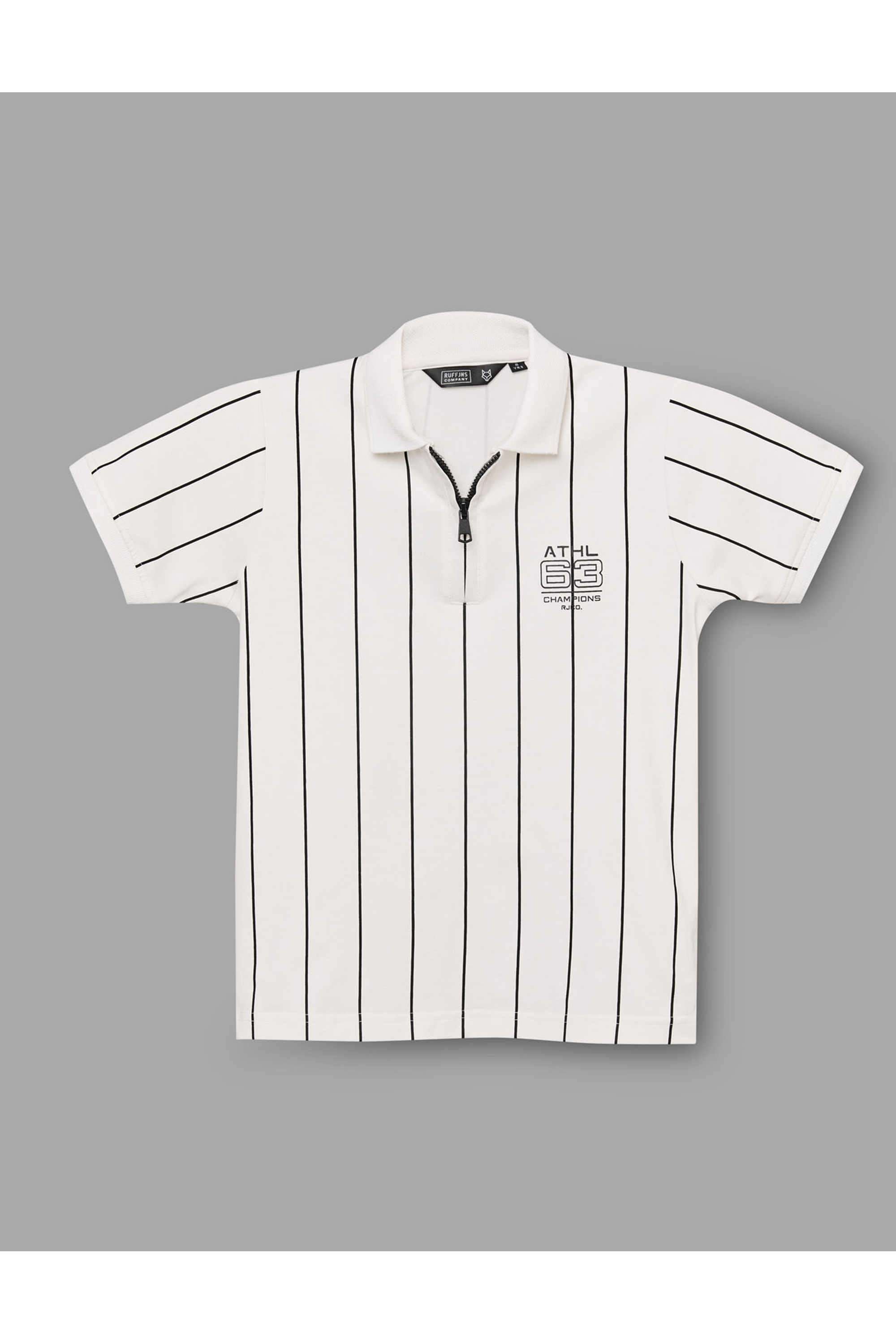 Stripes-Blended-Fabric-Collared-Boys-T-Shirt