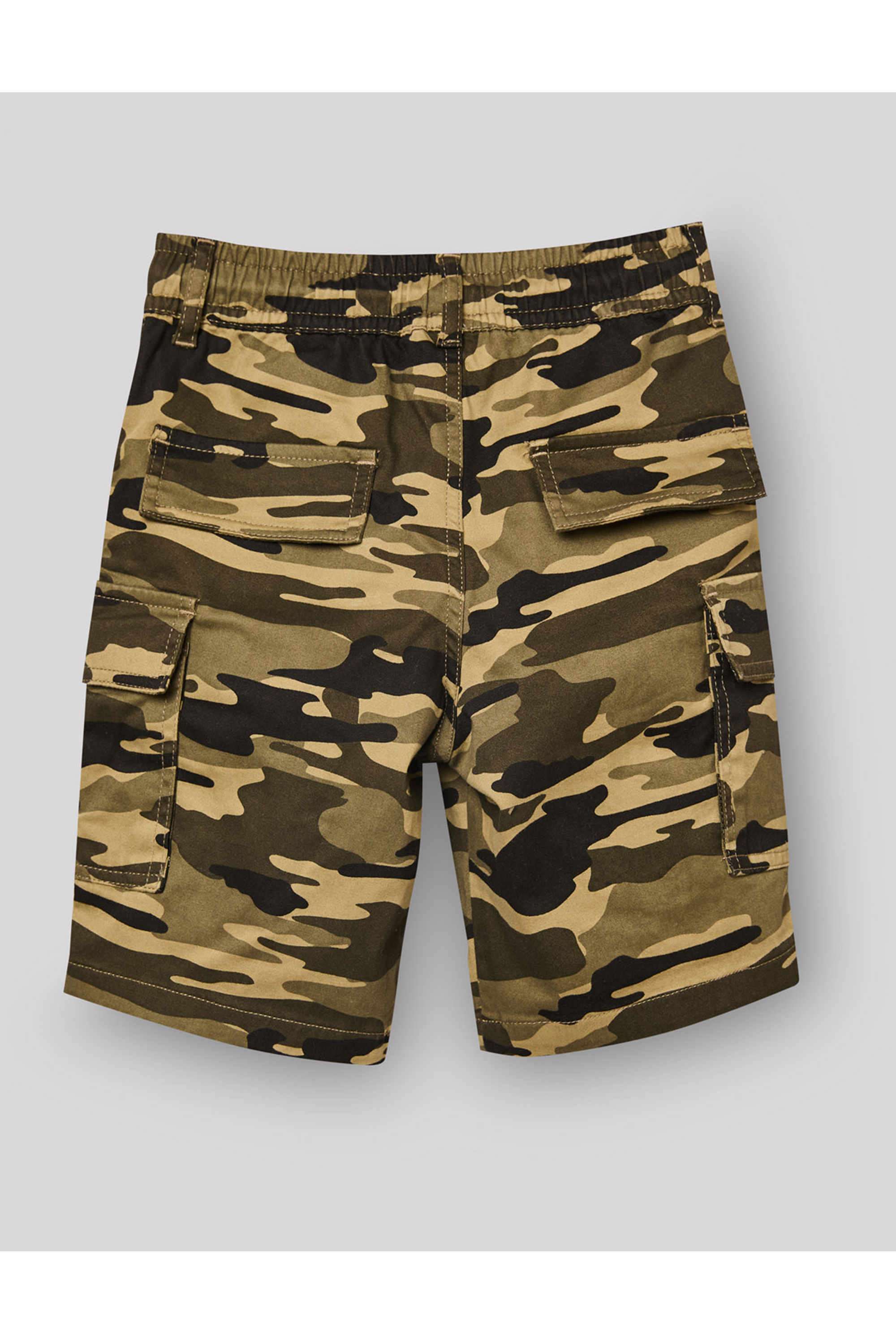 Camouflage-Cotton-Regular-Fit-Boys-Bermudas