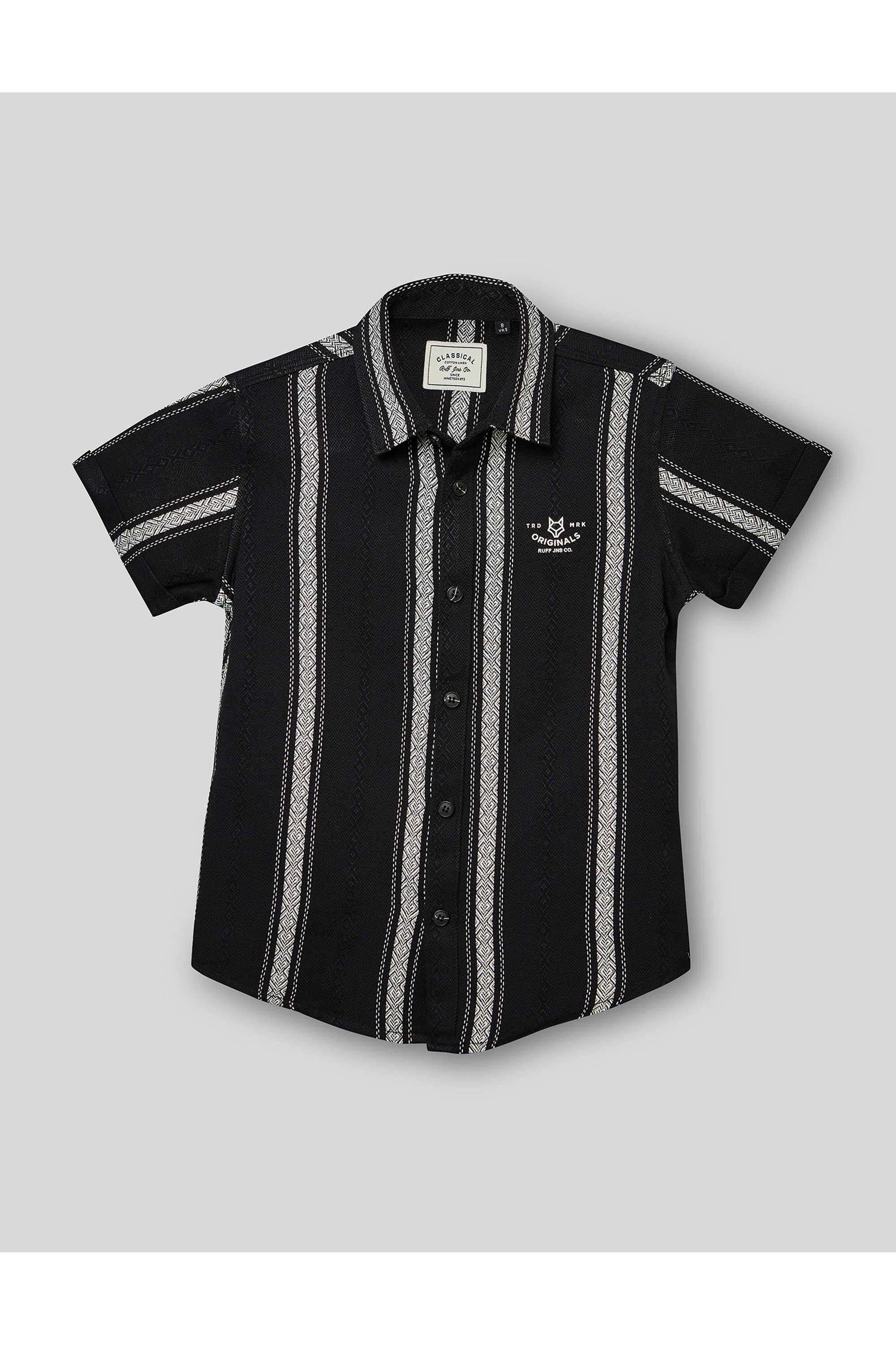 Stripes-Cotton-Collared-Boys-Shirt
