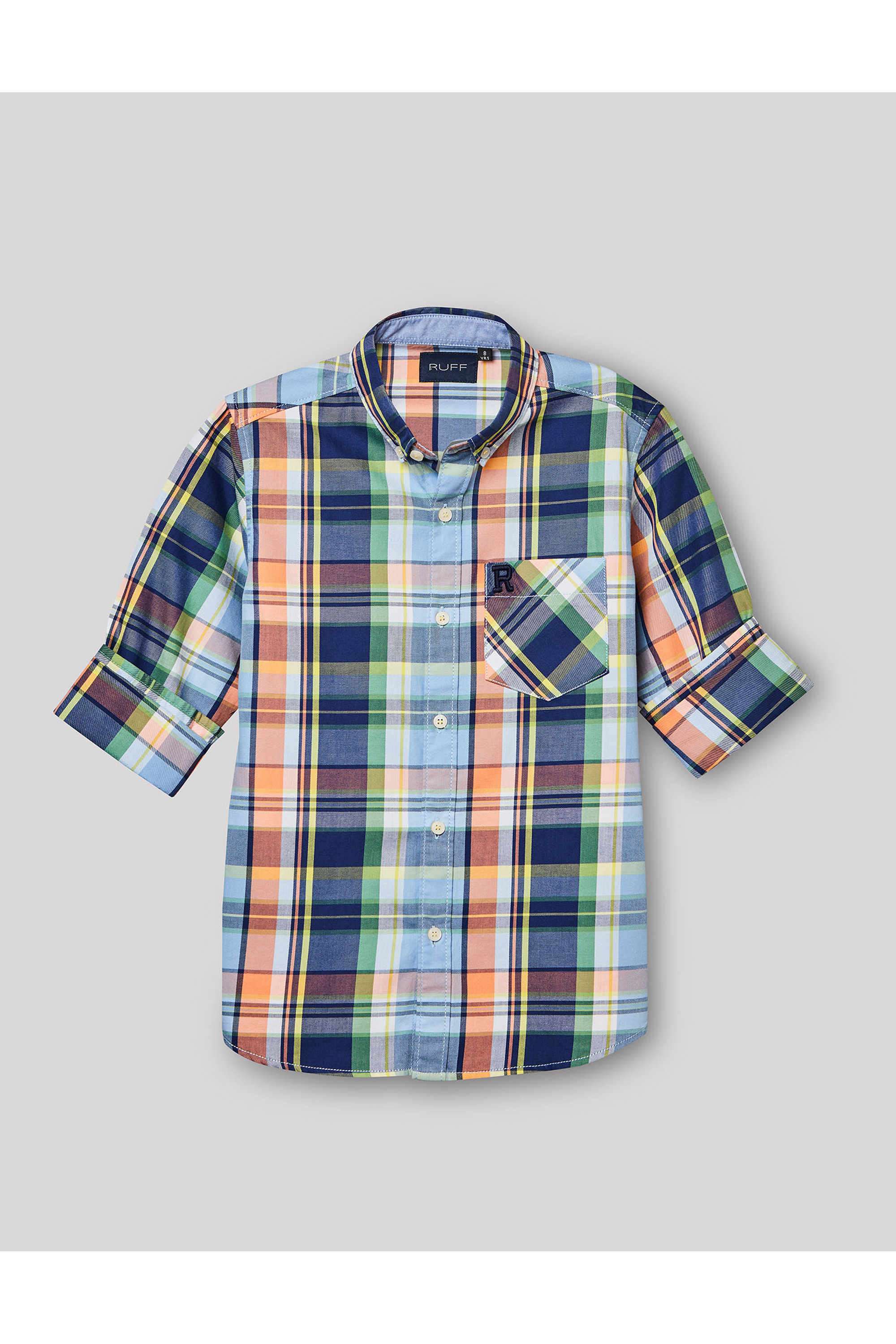 Checks-Cotton-Collared-Boys-Shirt