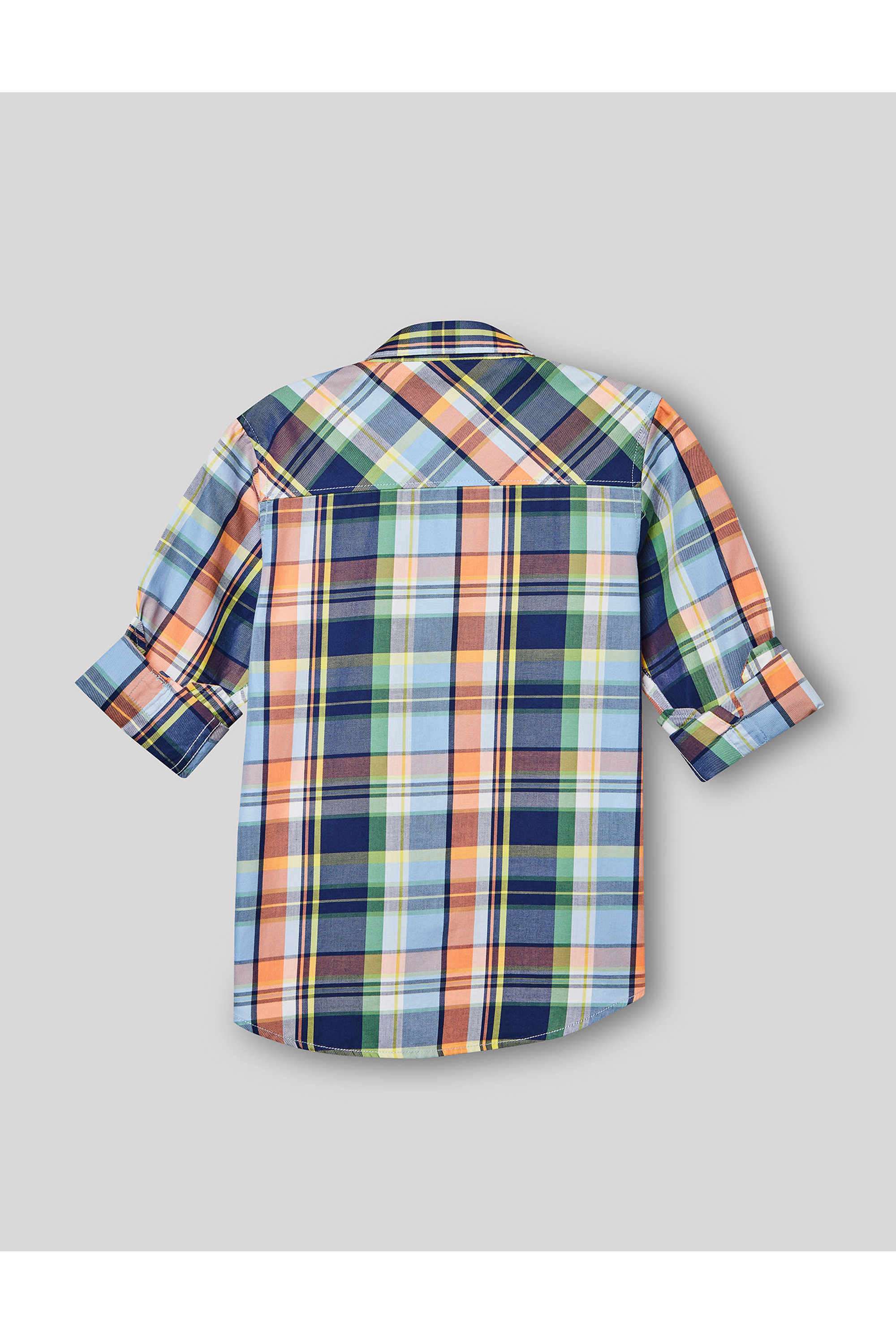 Checks-Cotton-Collared-Boys-Shirt