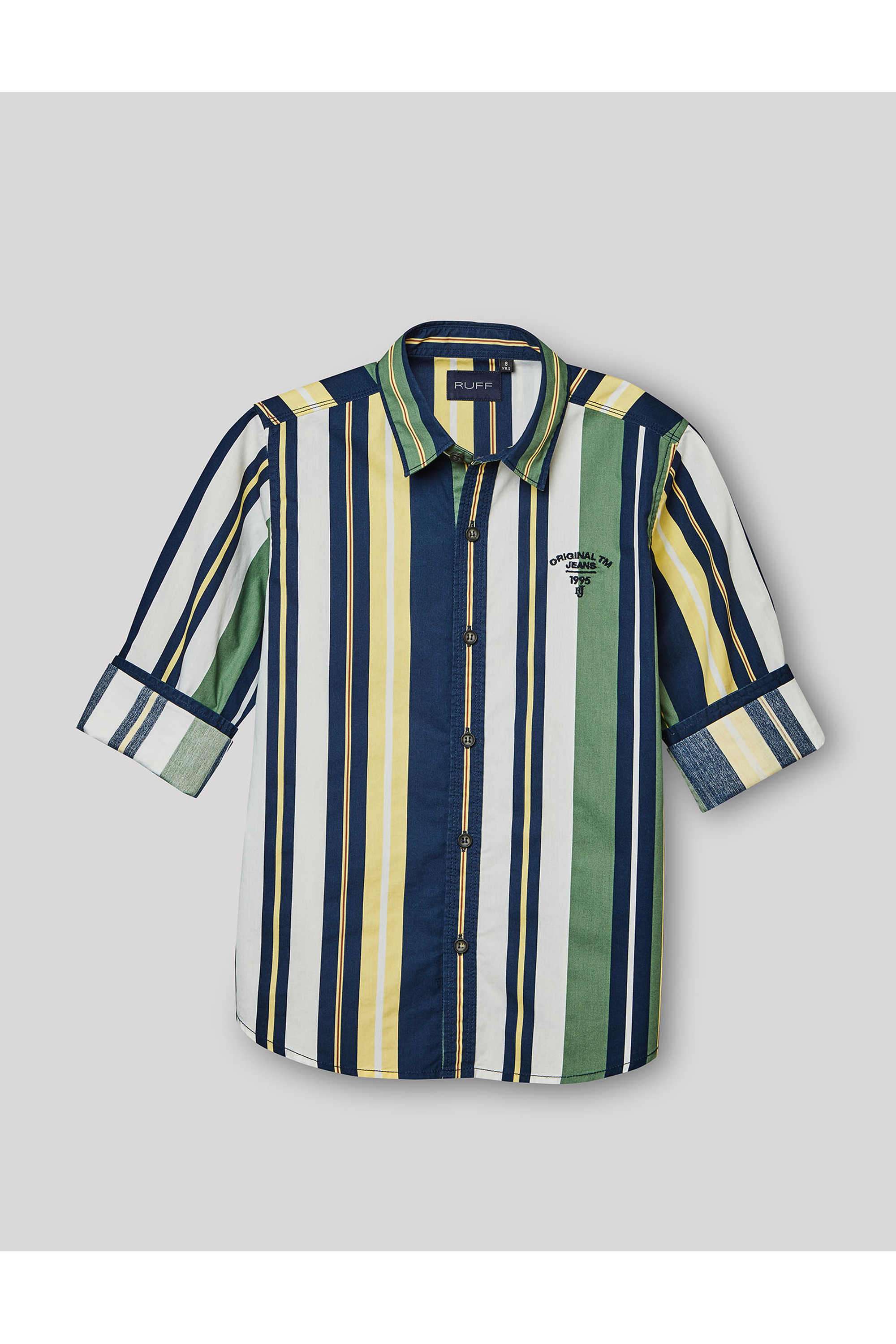 Stripes-Cotton-Classic-Collar-Boys-s-Shirt