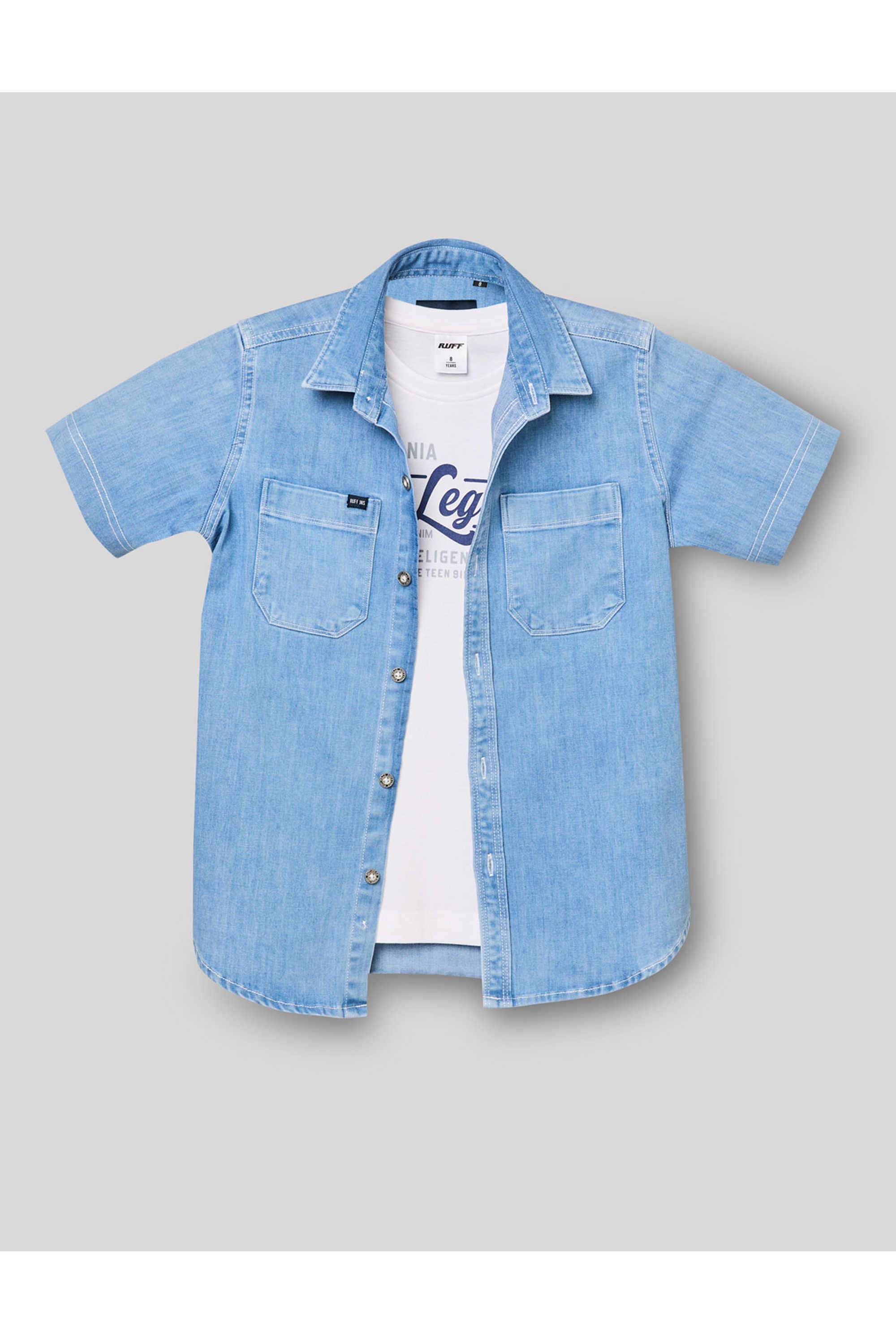 Solid-Cotton-Collared-Boys-Shirt