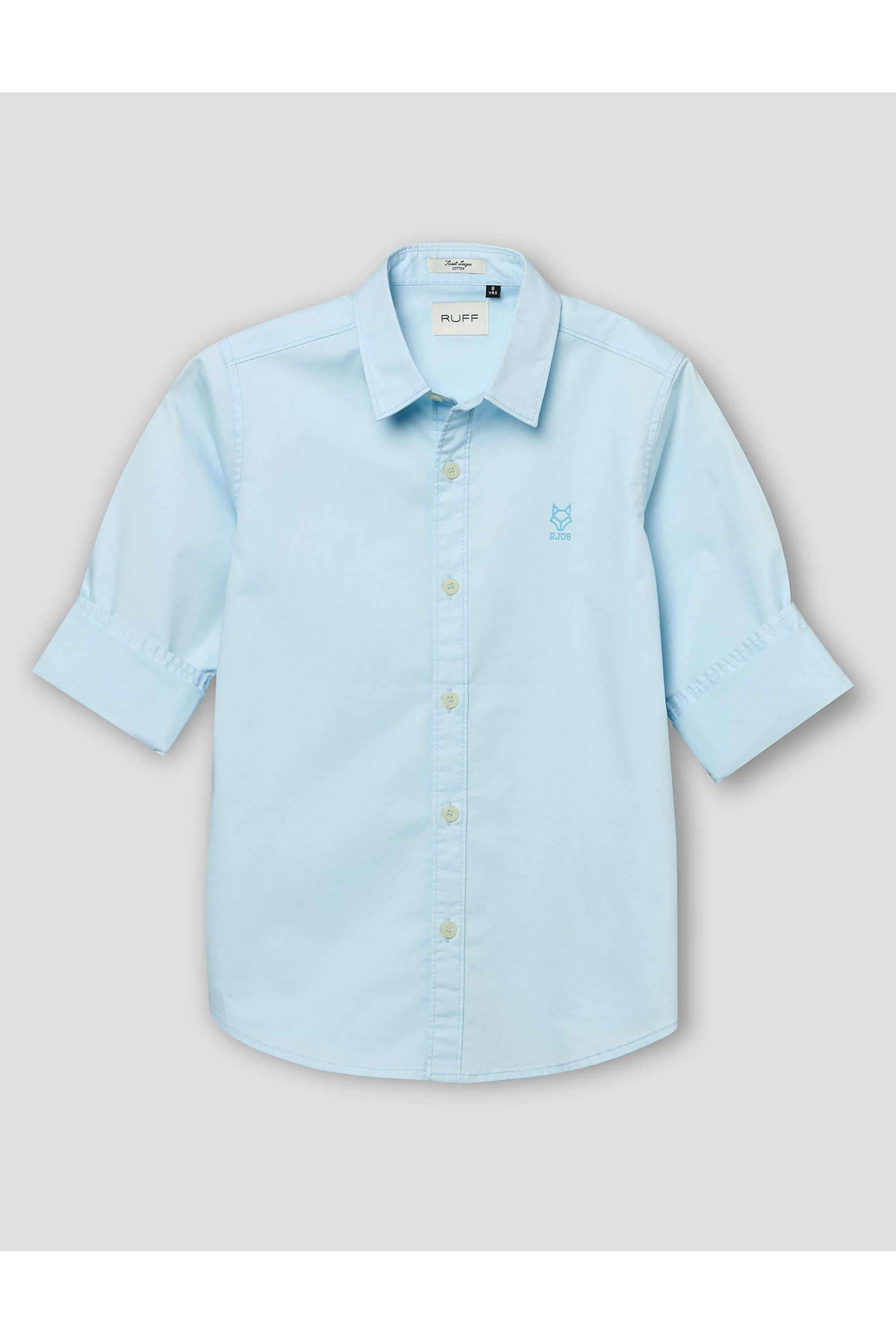 Solid-Cotton-Classic-Collar-Boys-s-Shirt
