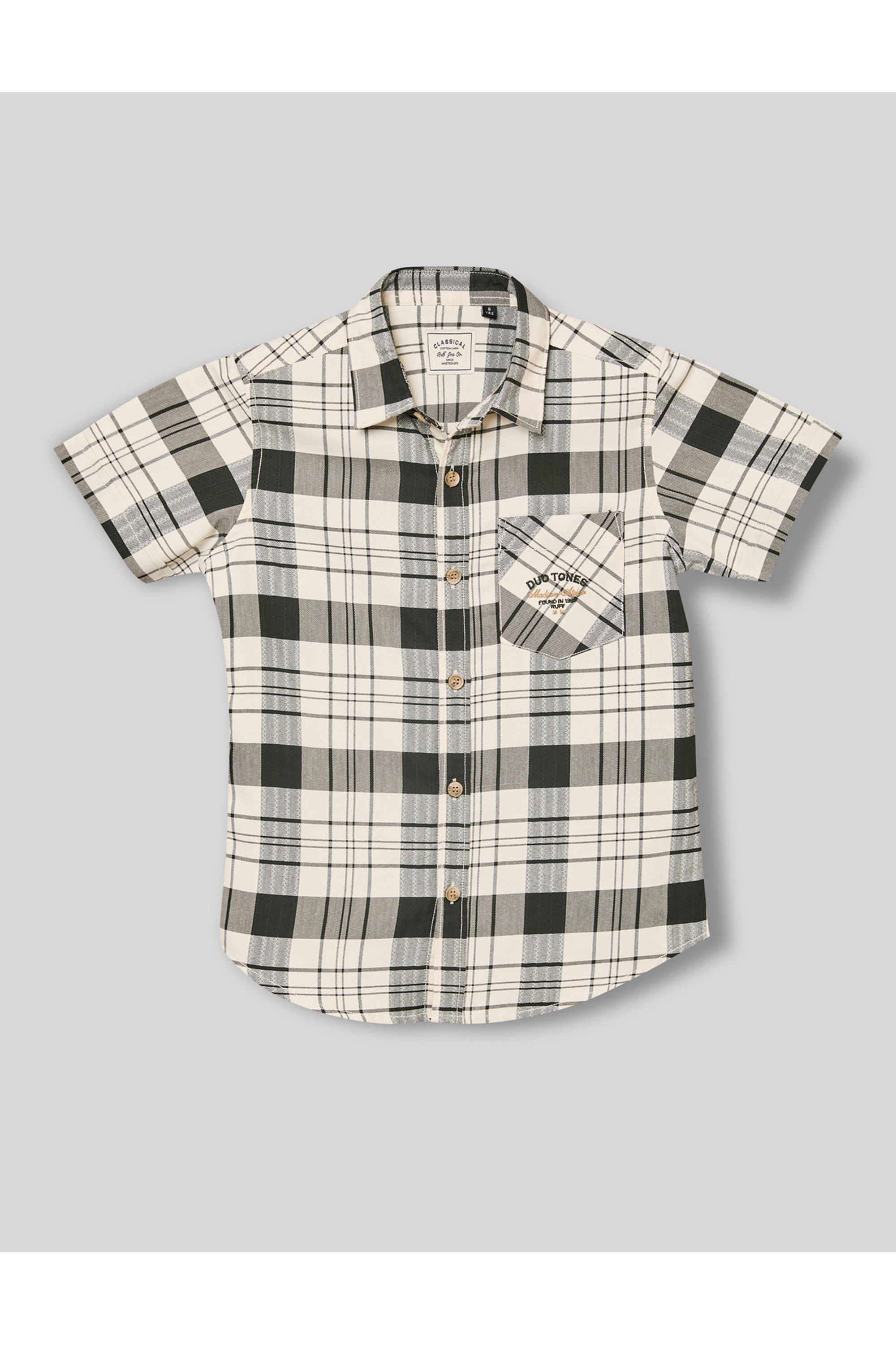 Checks-Cotton-Collared-Boys-Shirt