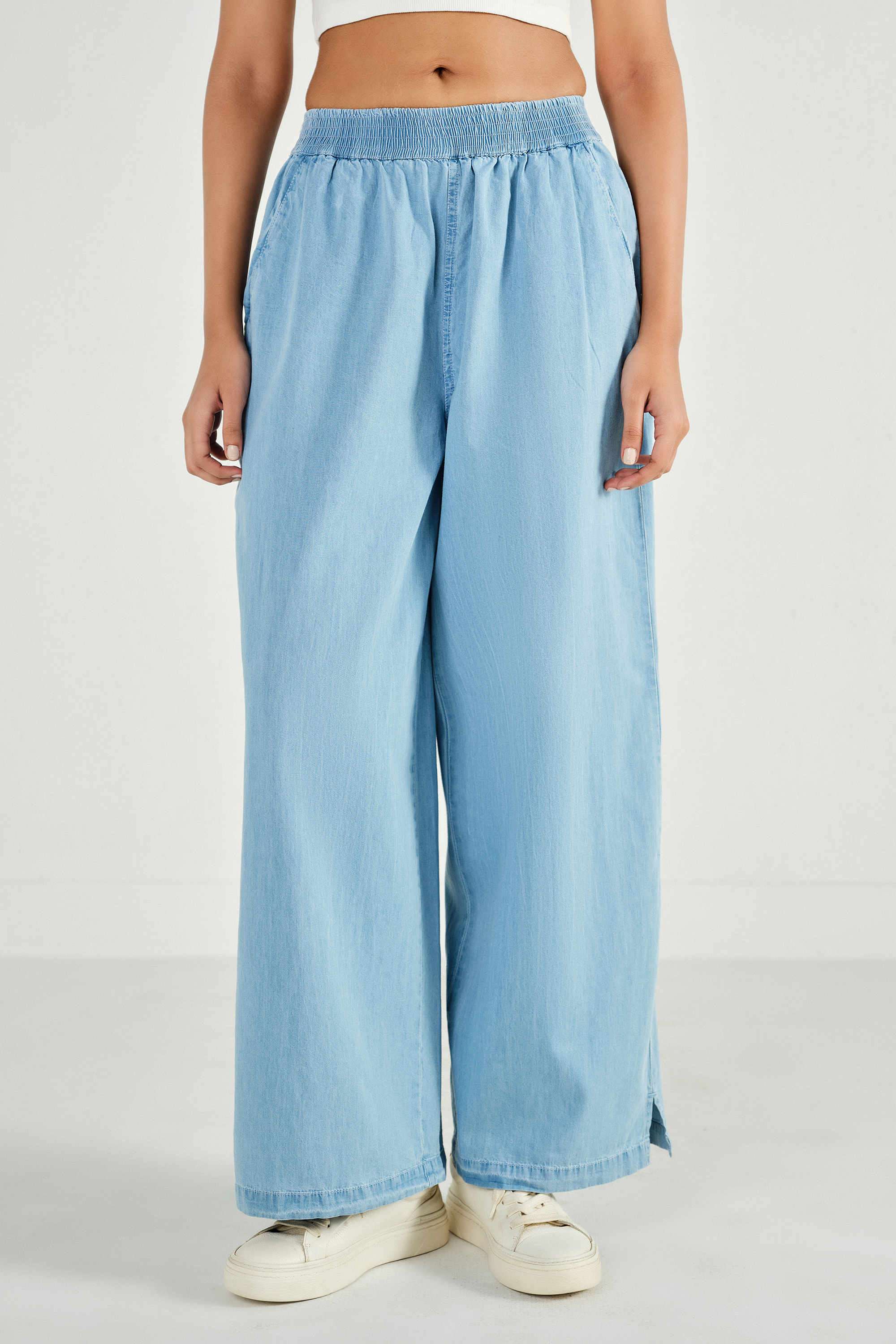 Cotton-Regular-Fit-Women-s-Pants