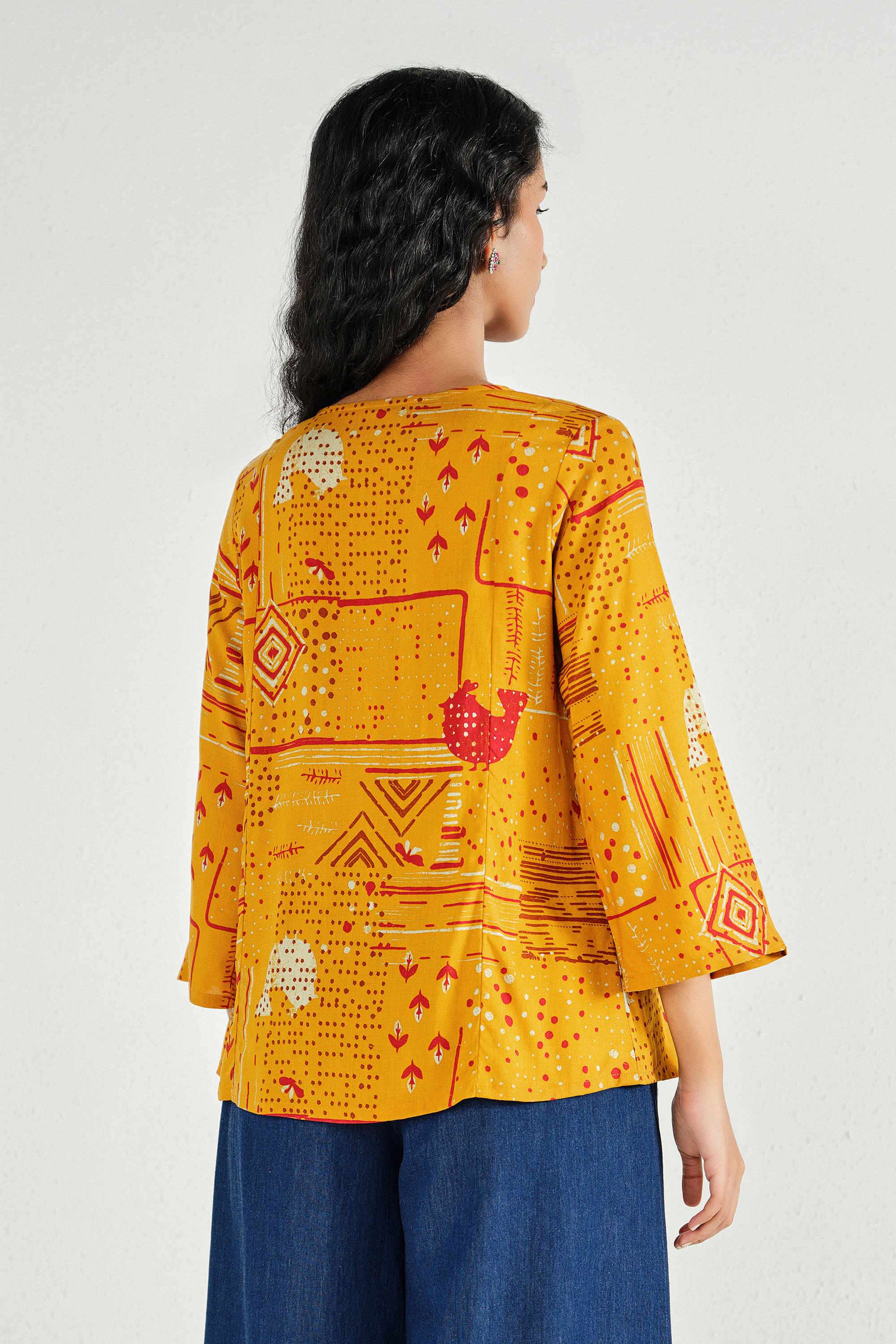 Solid-Rayon-Women-s-Festive-Wear-Tunic