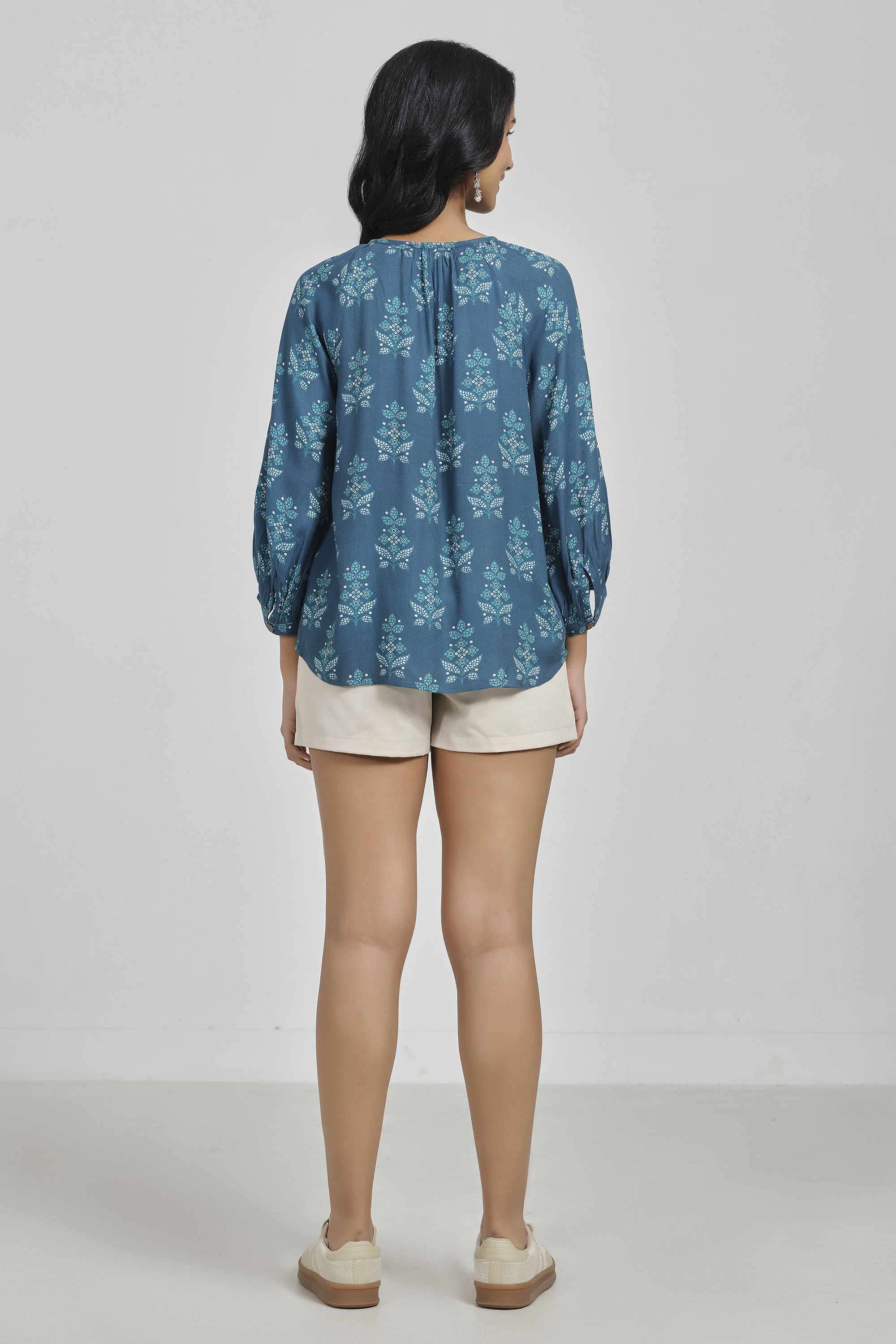Solid-Rayon-Women-s-Festive-Wear-Tunic