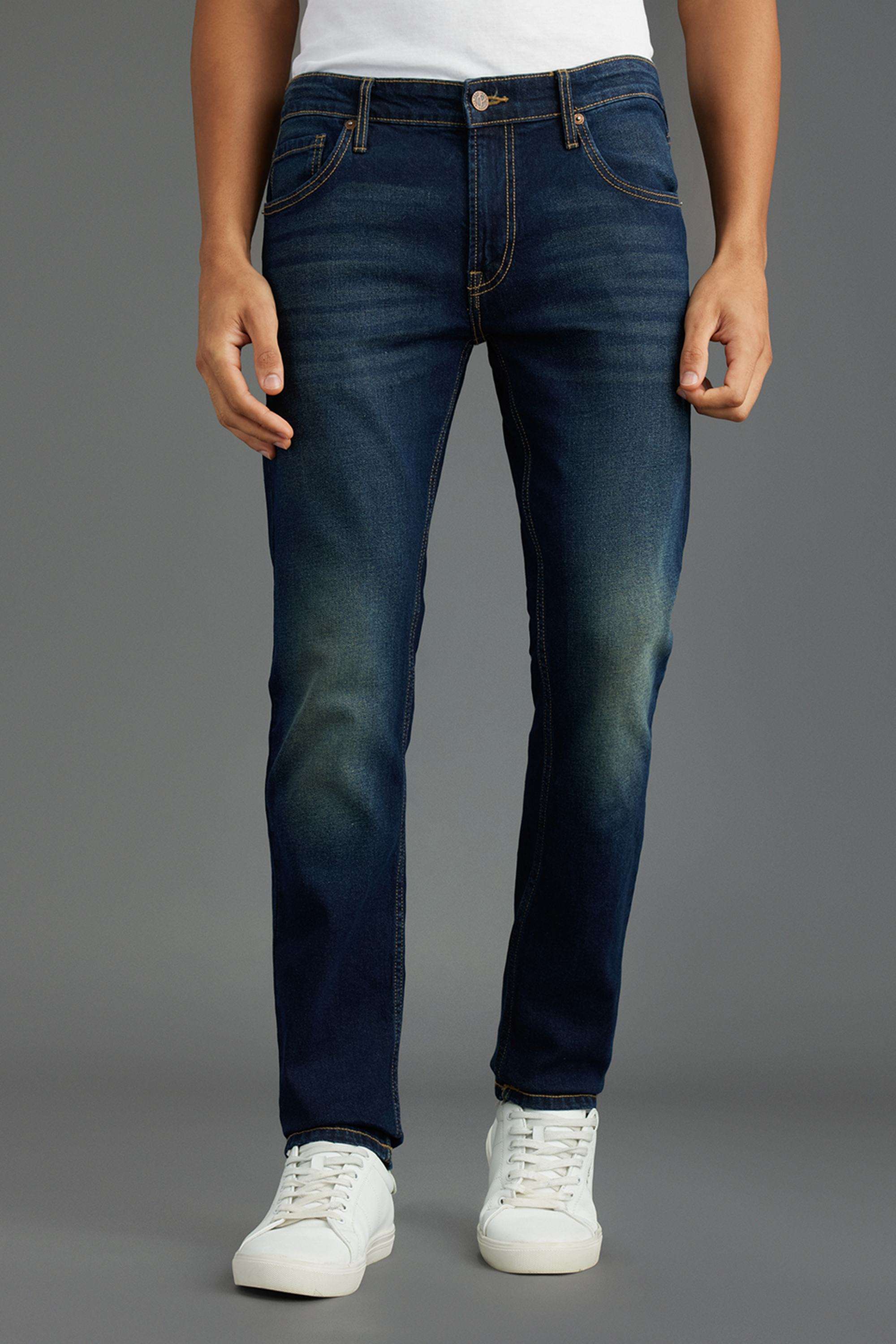Solid-Cotton-Stretch-Slim-Fit-Men-s-Jeans