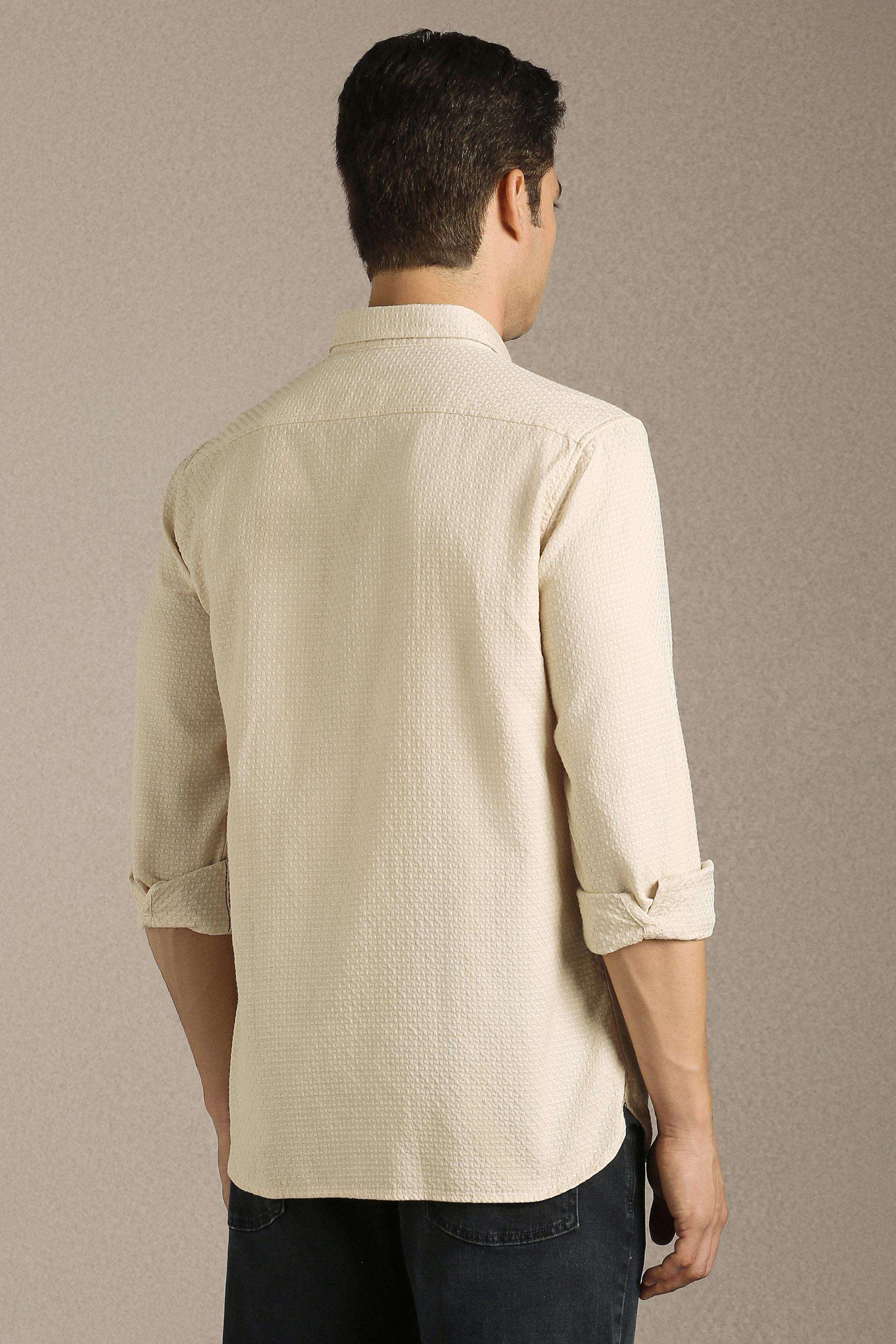 Textured-Cotton-Slim-Fit-Men-s-Shirt