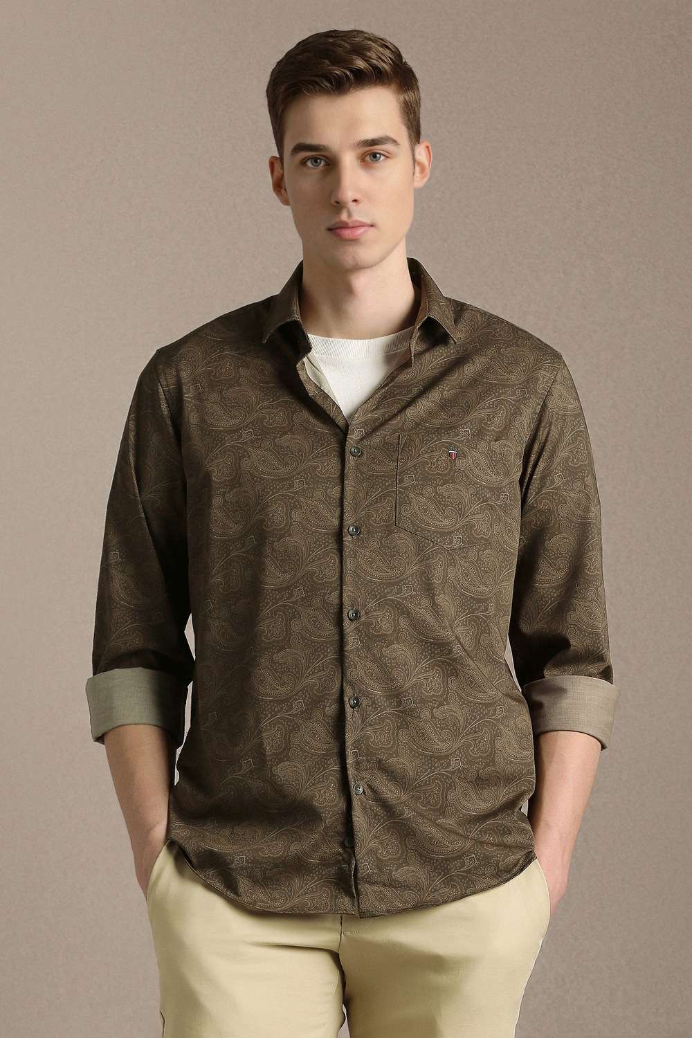 Printed-Polyester-Blend-Slim-Fit-Men-s-Shirt