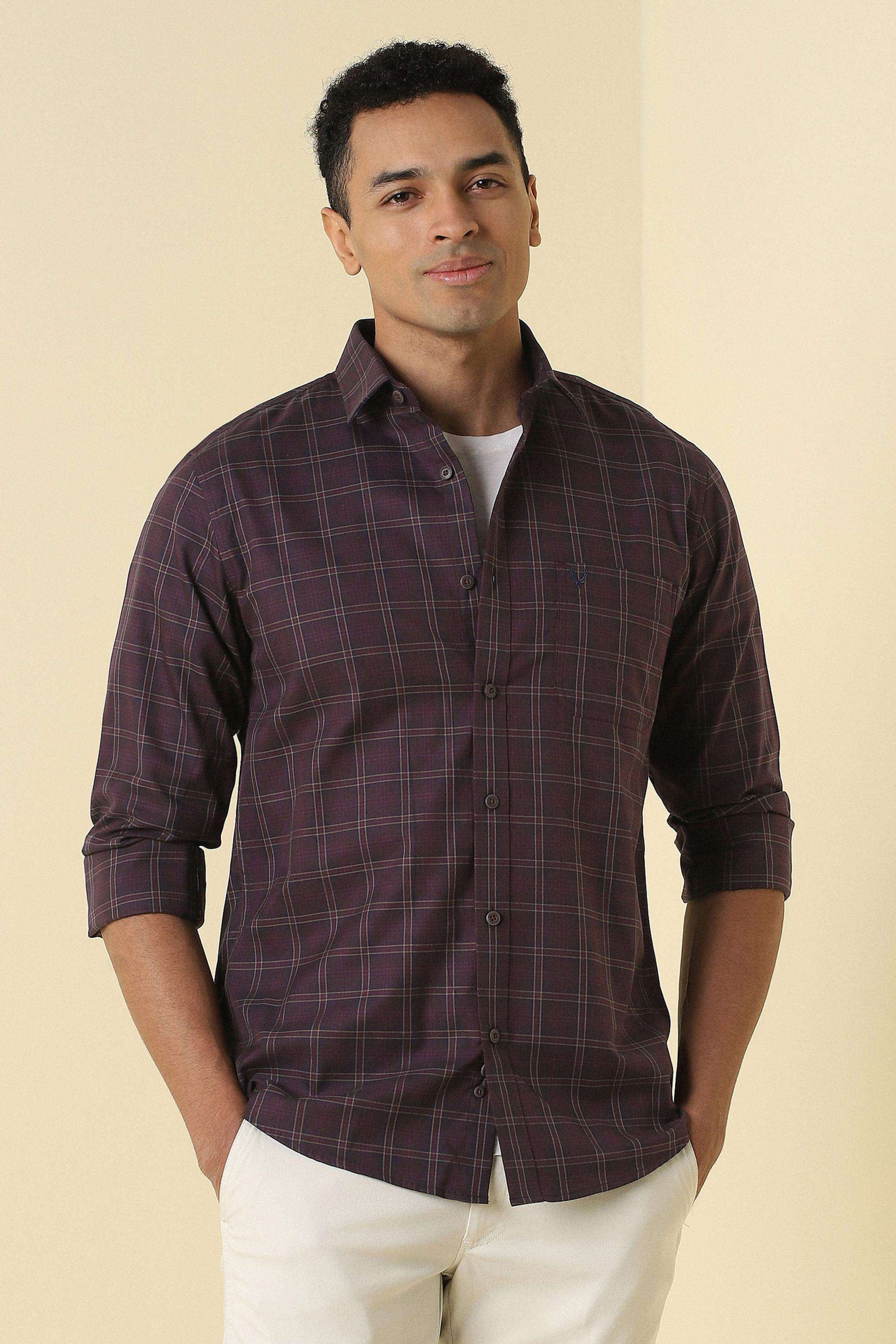 Checks-Cotton-Regular-Fit-Men-s-Shirt