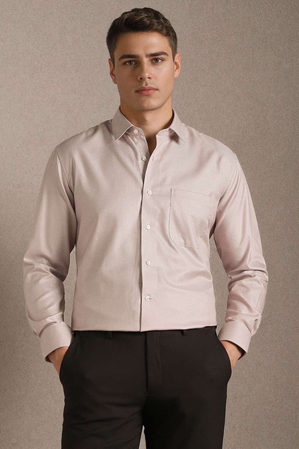 Textured-Cotton-Regular-Fit-Men-s-Shirt