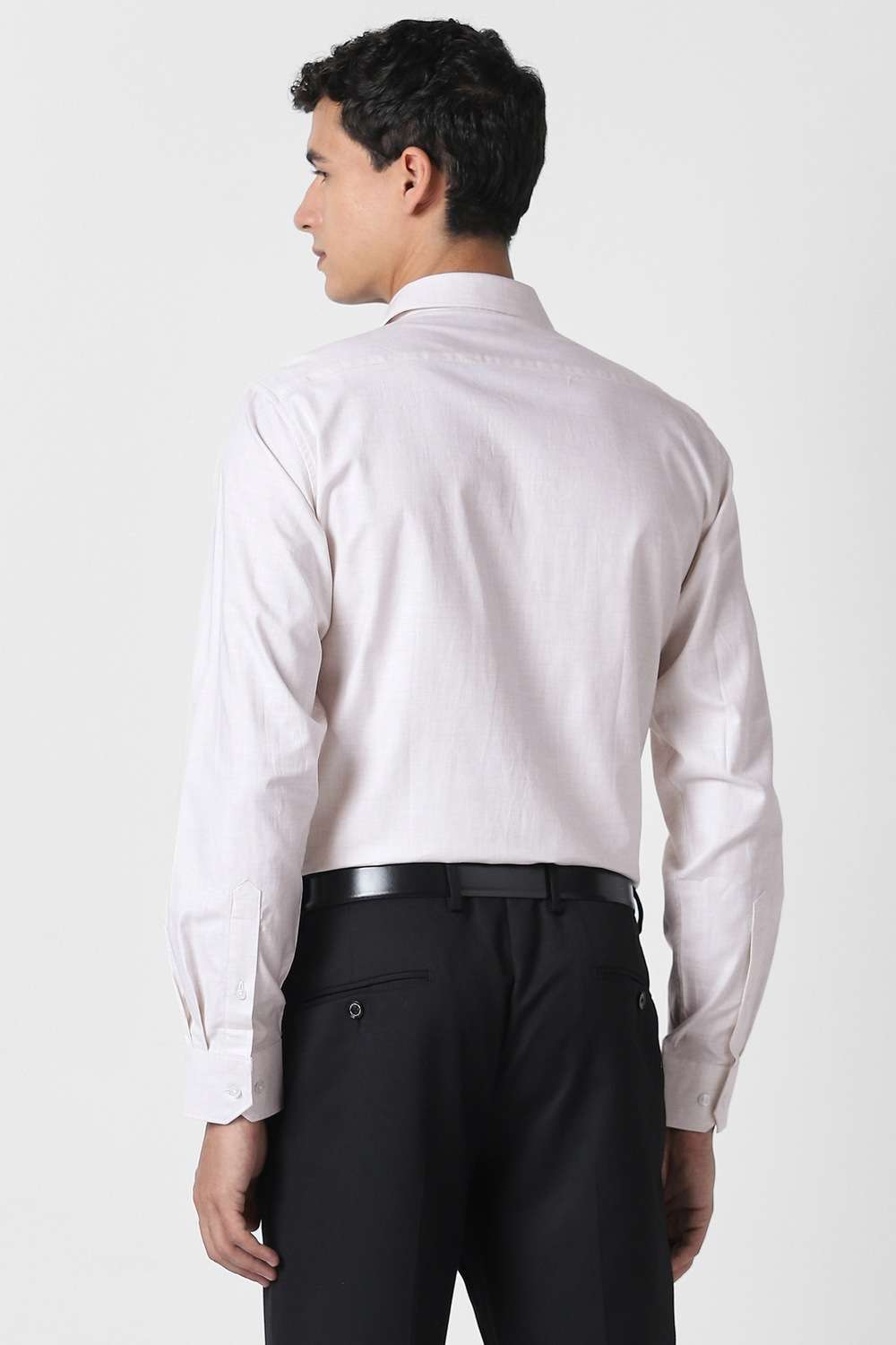 Solid-Cotton-Regular-Fit-Men-s-Shirt