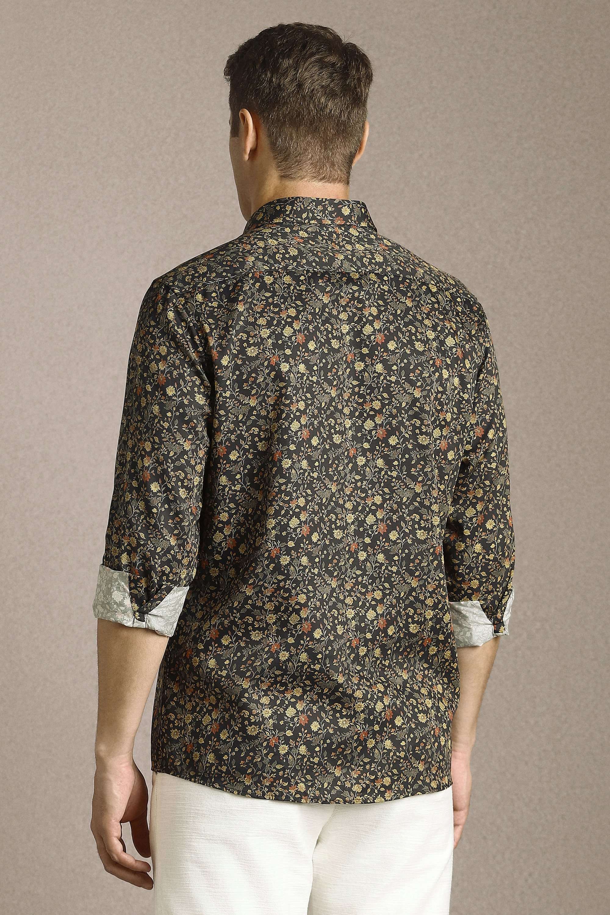 Printed-Cotton-Slim-Fit-Men-Casual-Wear-Shirt
