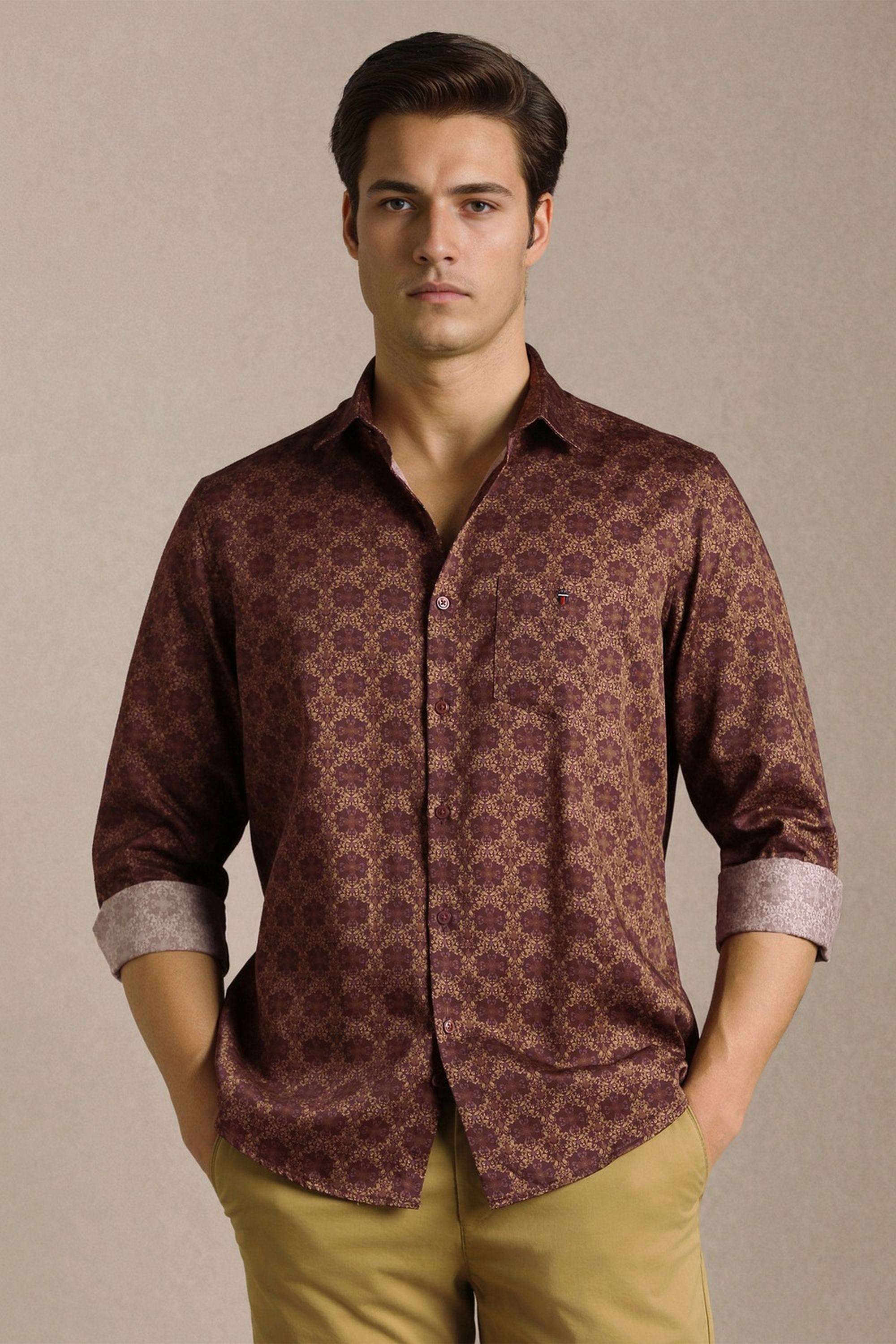 Printed-Cotton-Slim-Fit-Men-s-Shirt