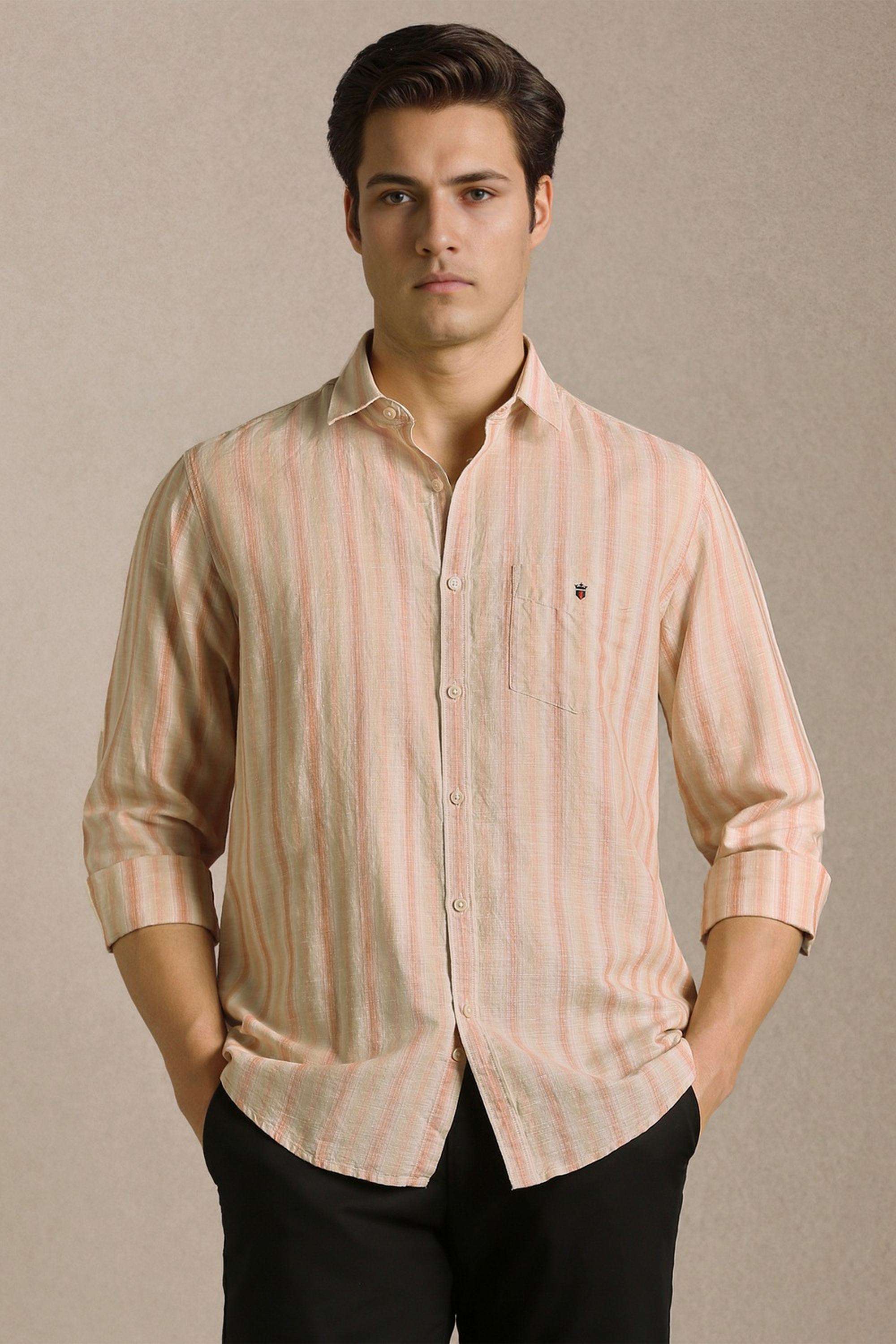 Stripes-Cotton-Blend-Slim-Fit-Men-s-Shirt