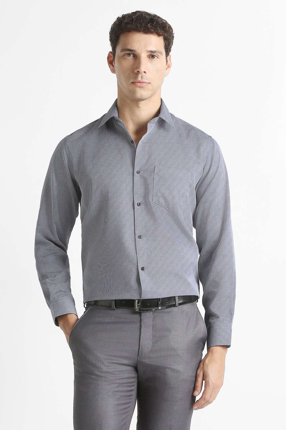 Textured-Cotton-Regular-Fit-Men-s-Shirt