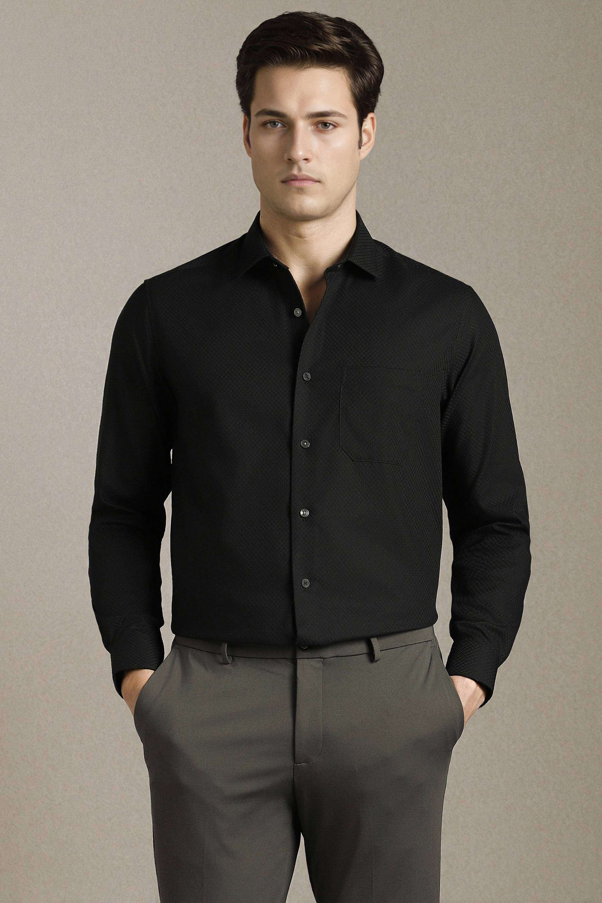Textured-Cotton-Regular-Fit-Men-s-Shirt